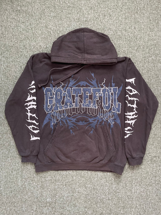 Y2K GRATEFUL ABSENT HOODIE (M)