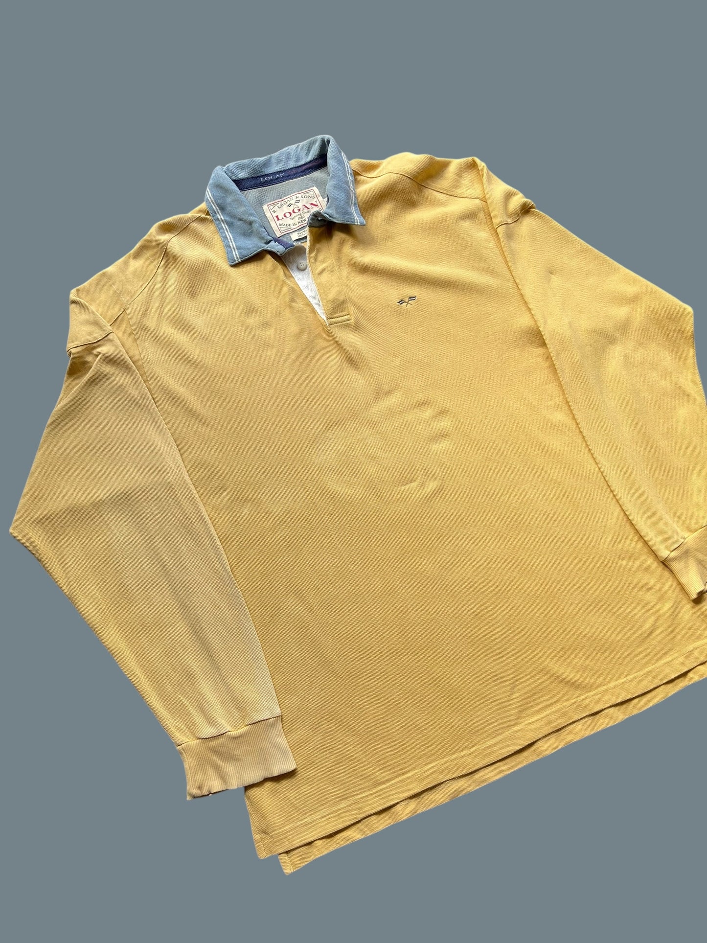 LOGAN RUGBY POLO LONG SLEEVE (L)