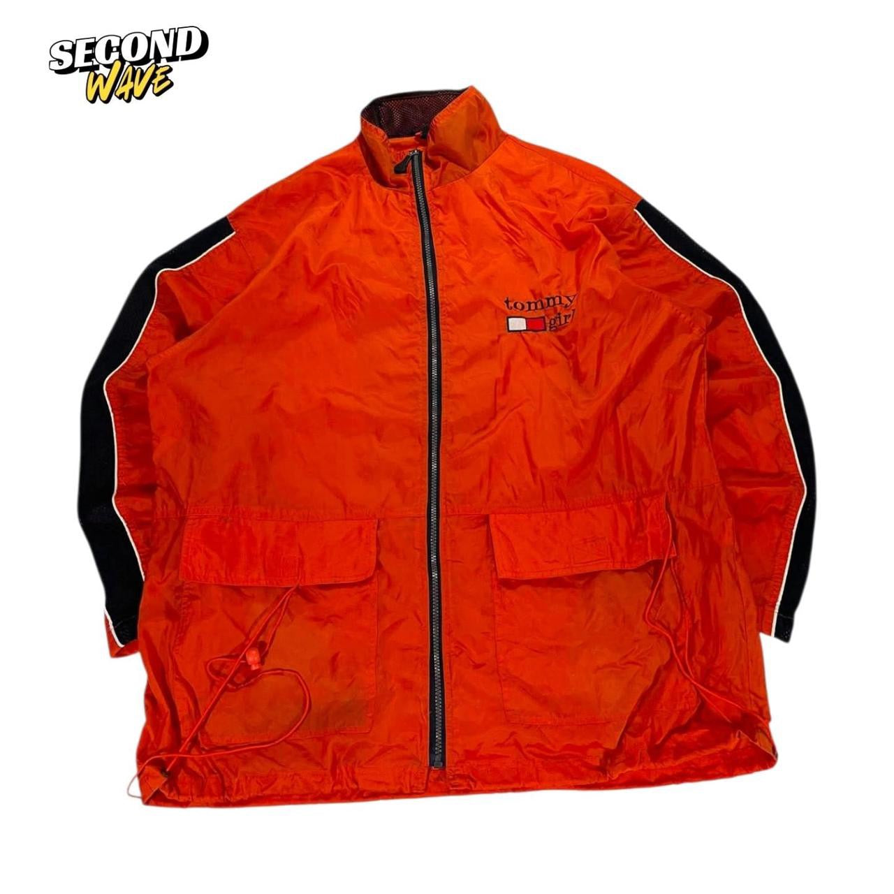 VINTAGE BL TOMMY GIRL ORANGE WINDBREAKER (XL)
