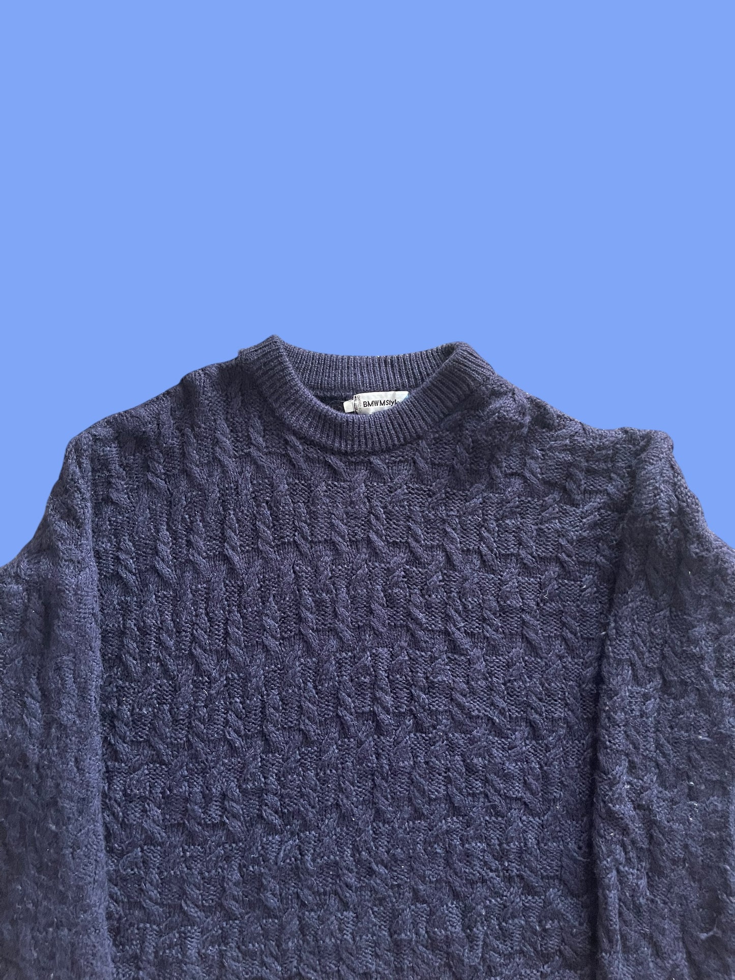 VINTAGE 100% WOOL MADE IN NZ KNIT SWEATER (L)