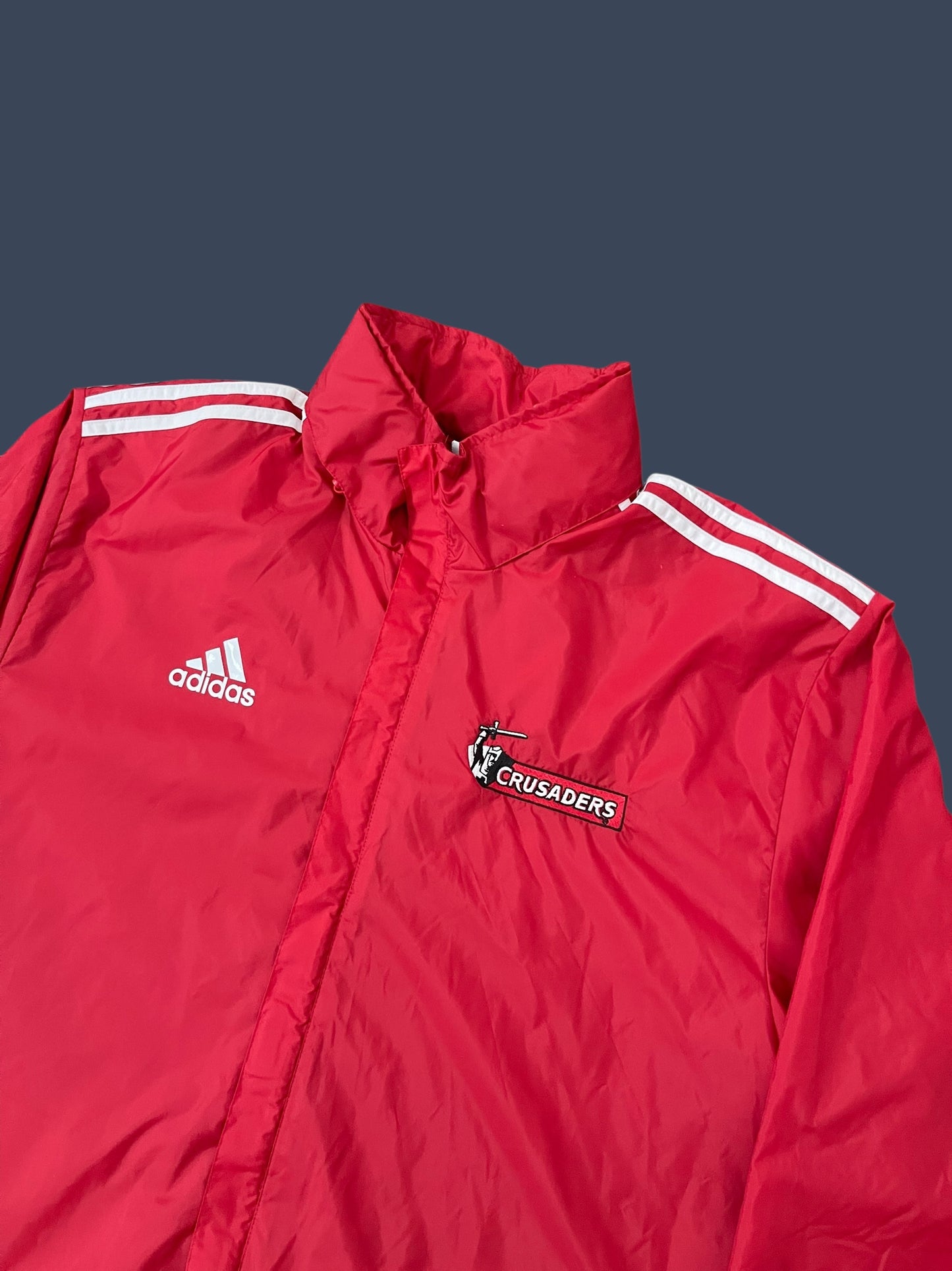 ADIDAS CRUSADERS WINDBREAKER JACKET PACKABLE HOOD ( L TO XL)