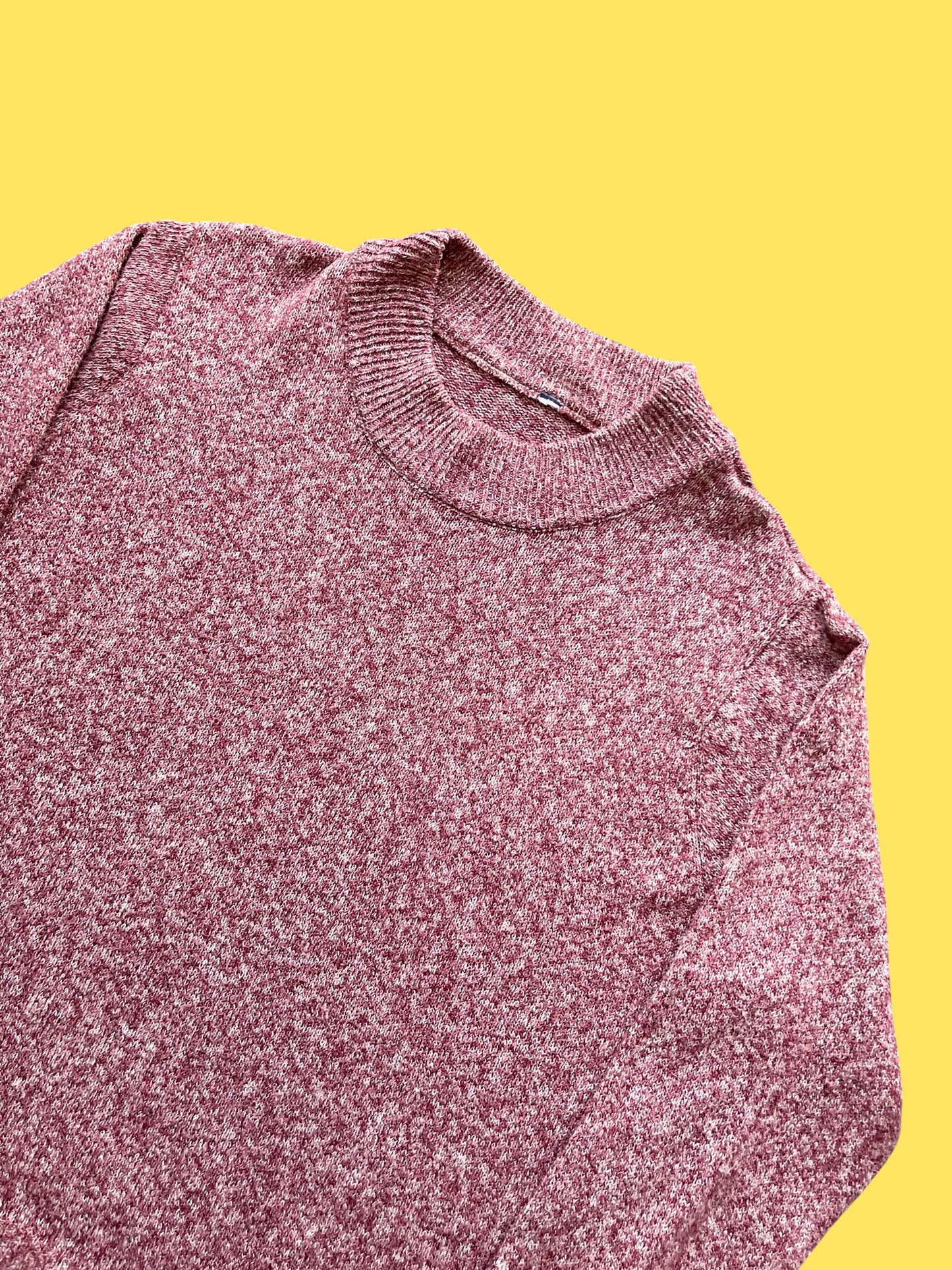 Y2K POLYESTER SWEATER ( L)