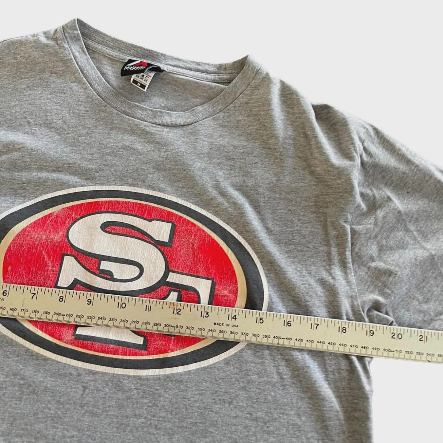 VINTAGE MAJESTIC ATHLETIC GREY SAN FRANCISCO 49ERS NFL T-SHIRT (M)