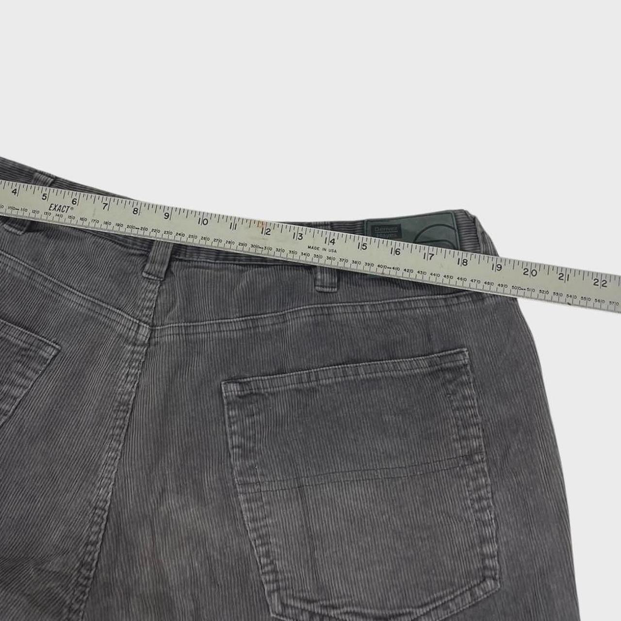 DENVER HAYES GREY CORDUROY PANTS (38)