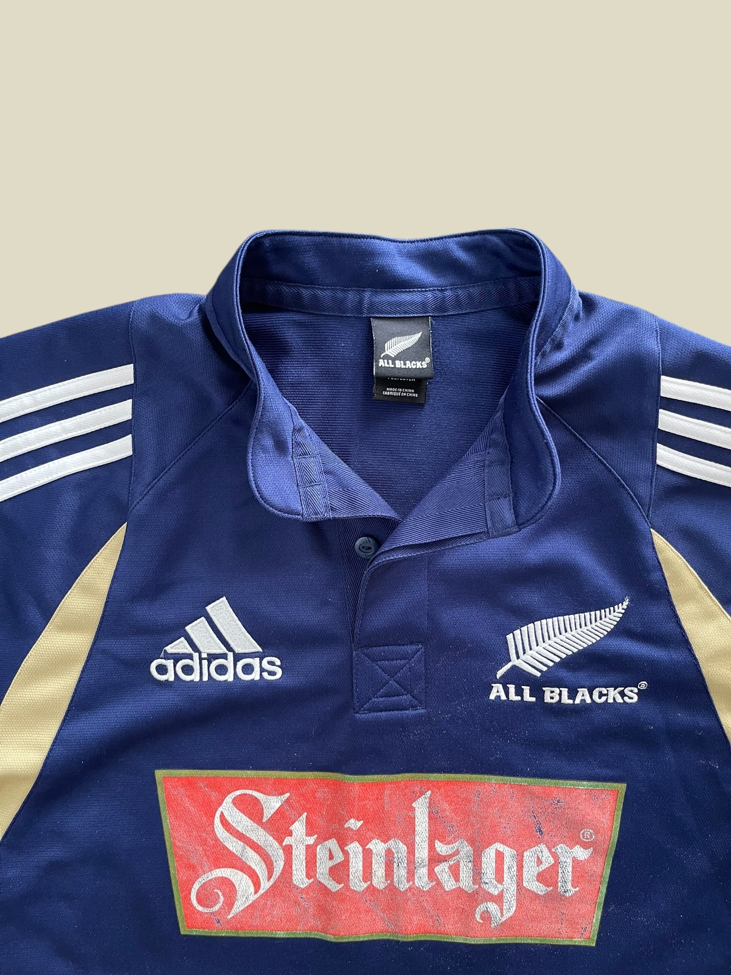 VINTAGE ALL BLACKS RUGBY JERSEY (M)