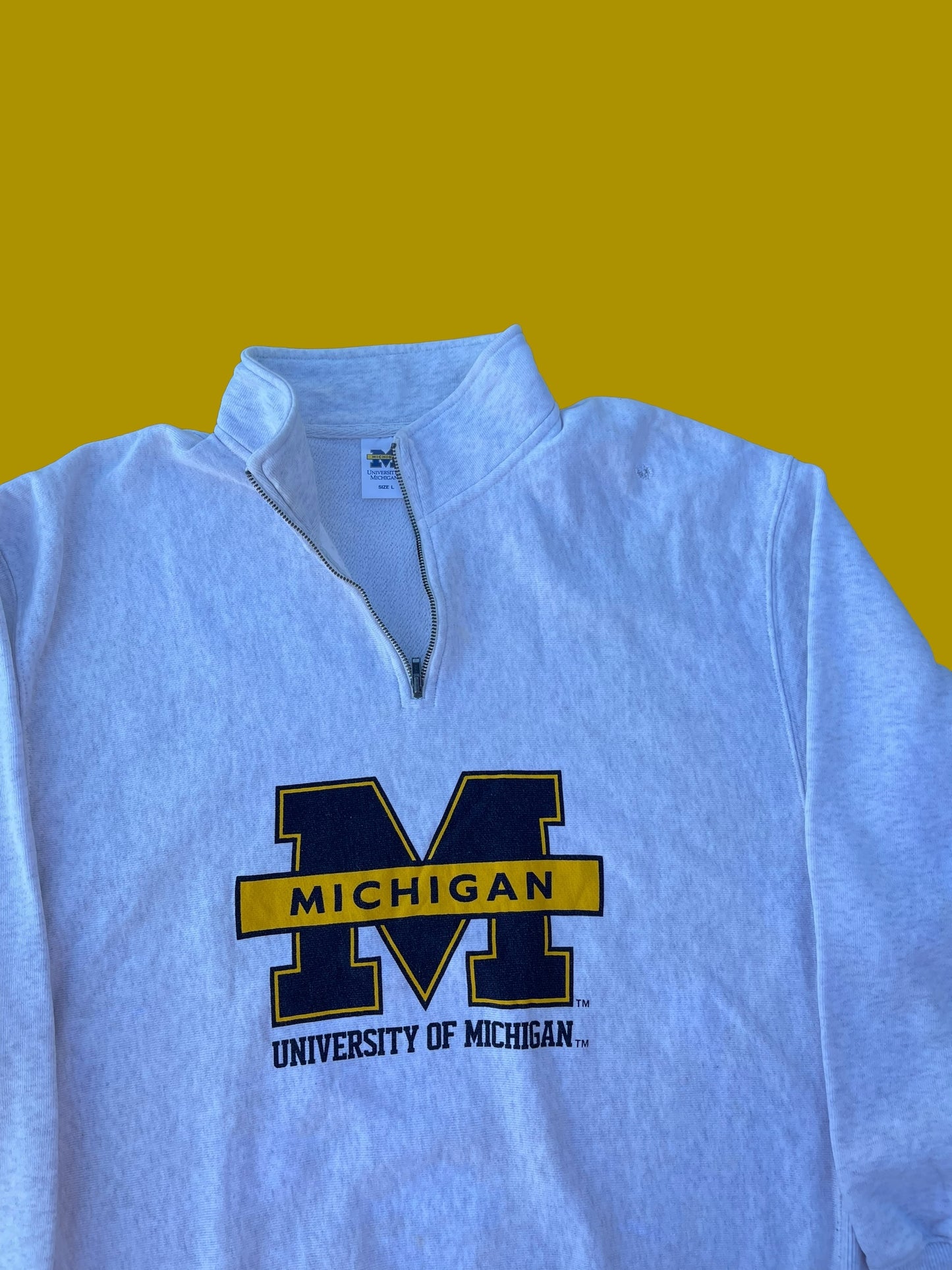 VINTAGE MICHIGAN QUARTERZIP (L)