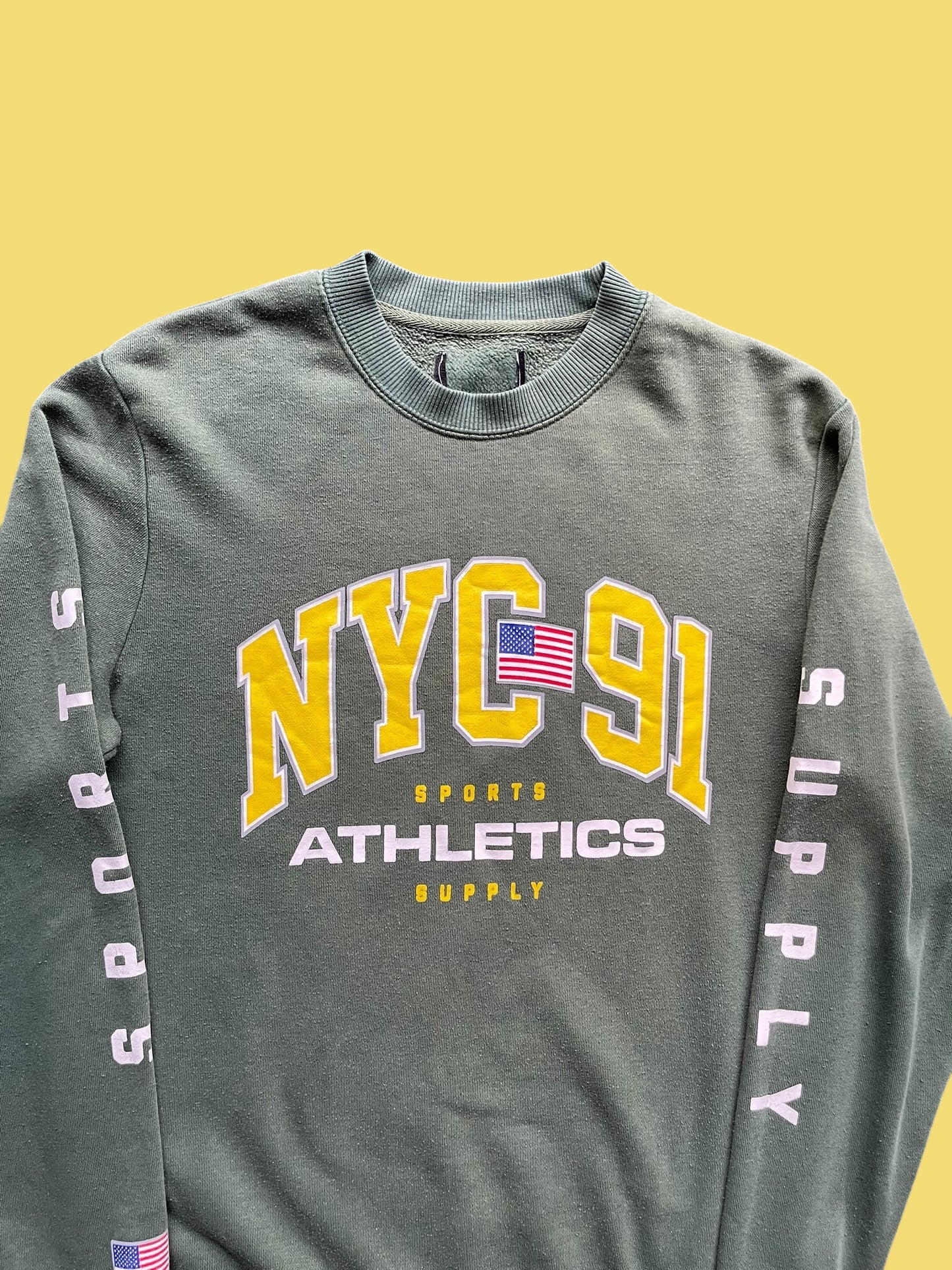 NYC ATHLETICS USA CREWNECK (M)