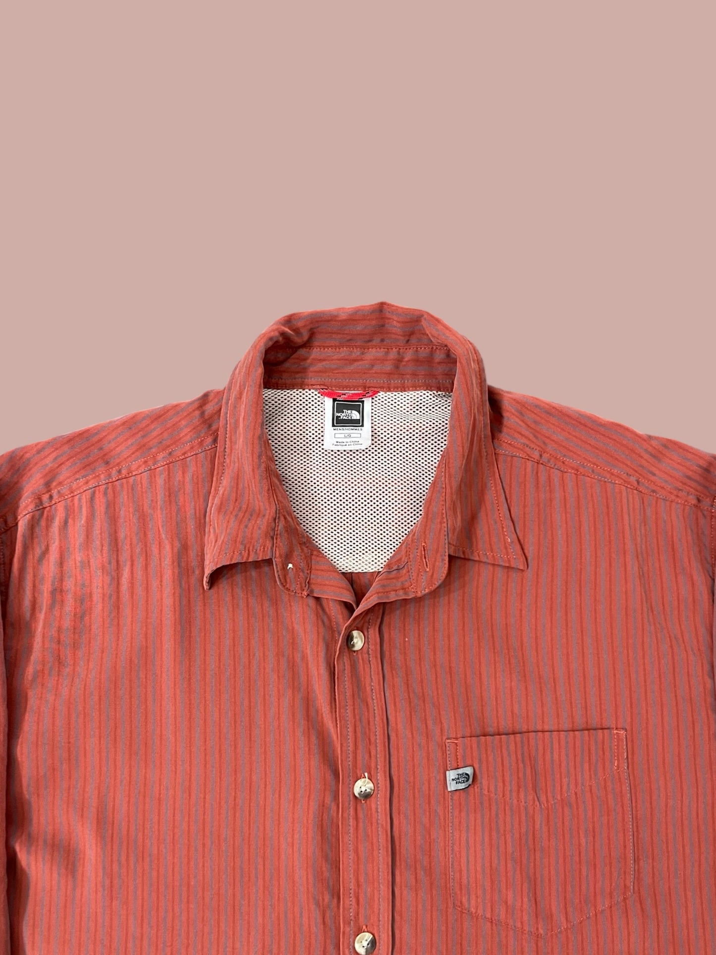 THE NORTH FACE LONG SLEEVE POLO SHIRT (L TO XL)