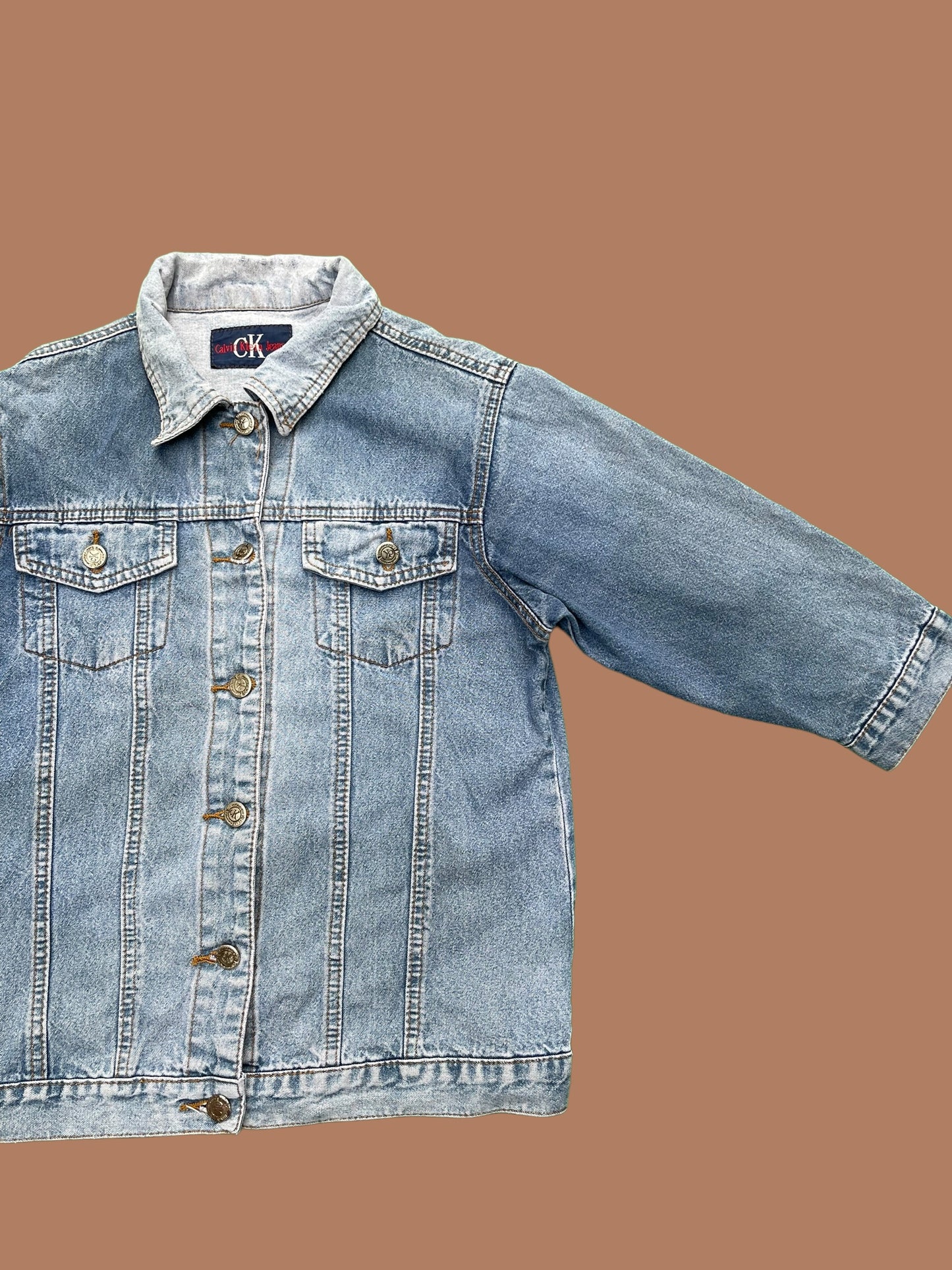 VINTAGE CK DENIM JACKET (S)
