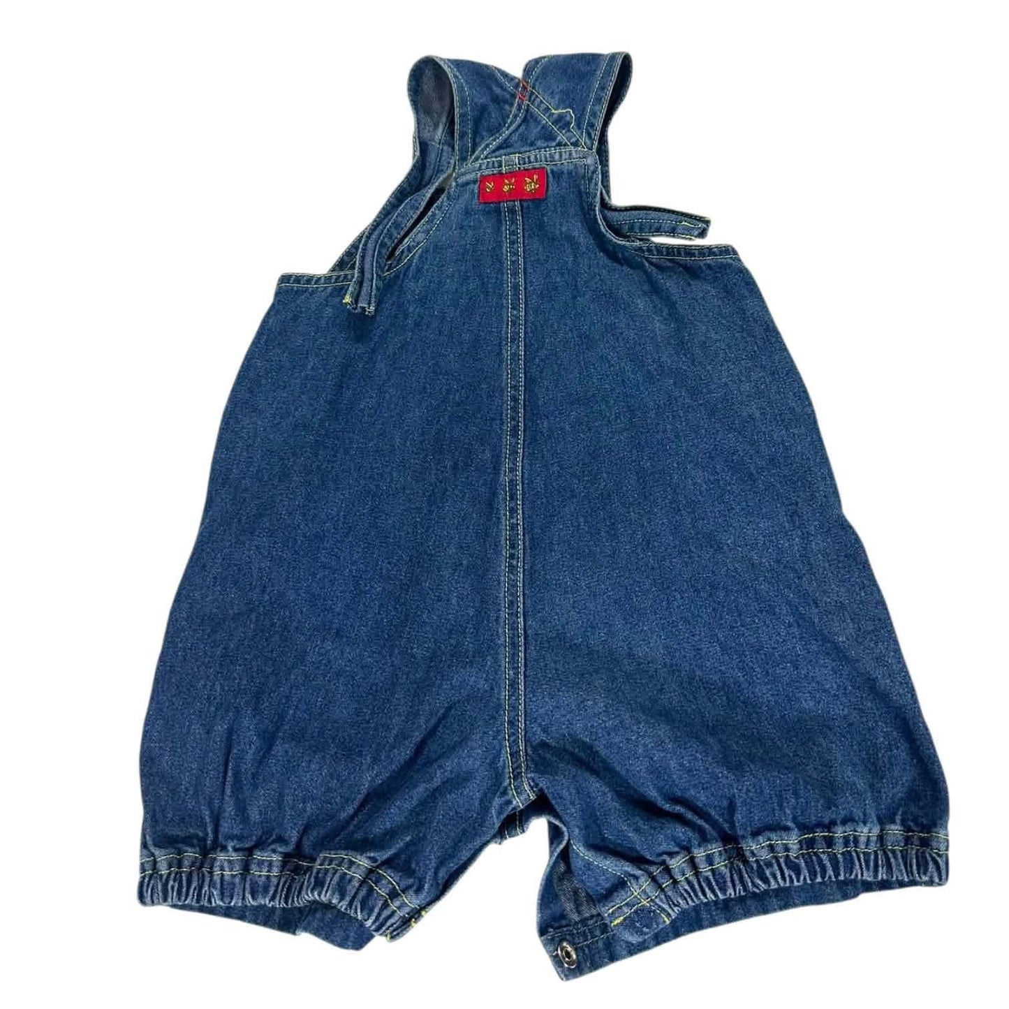 DISNEY WINNIE THE POOH BLUE DENIM OVERALLS (9-12 MONTHS)