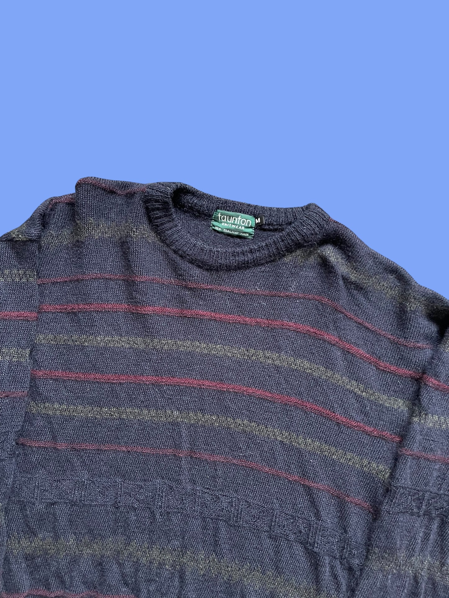 TAUNTON 100% WOOL SWEATER (M)