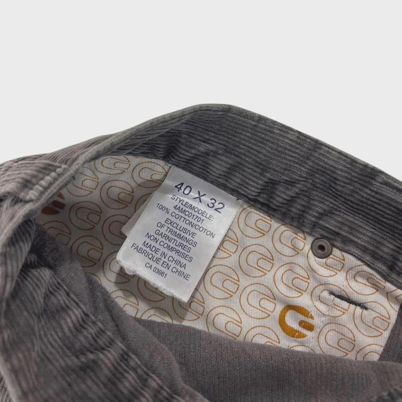 DENVER HAYES GREY CORDUROY PANTS (38)