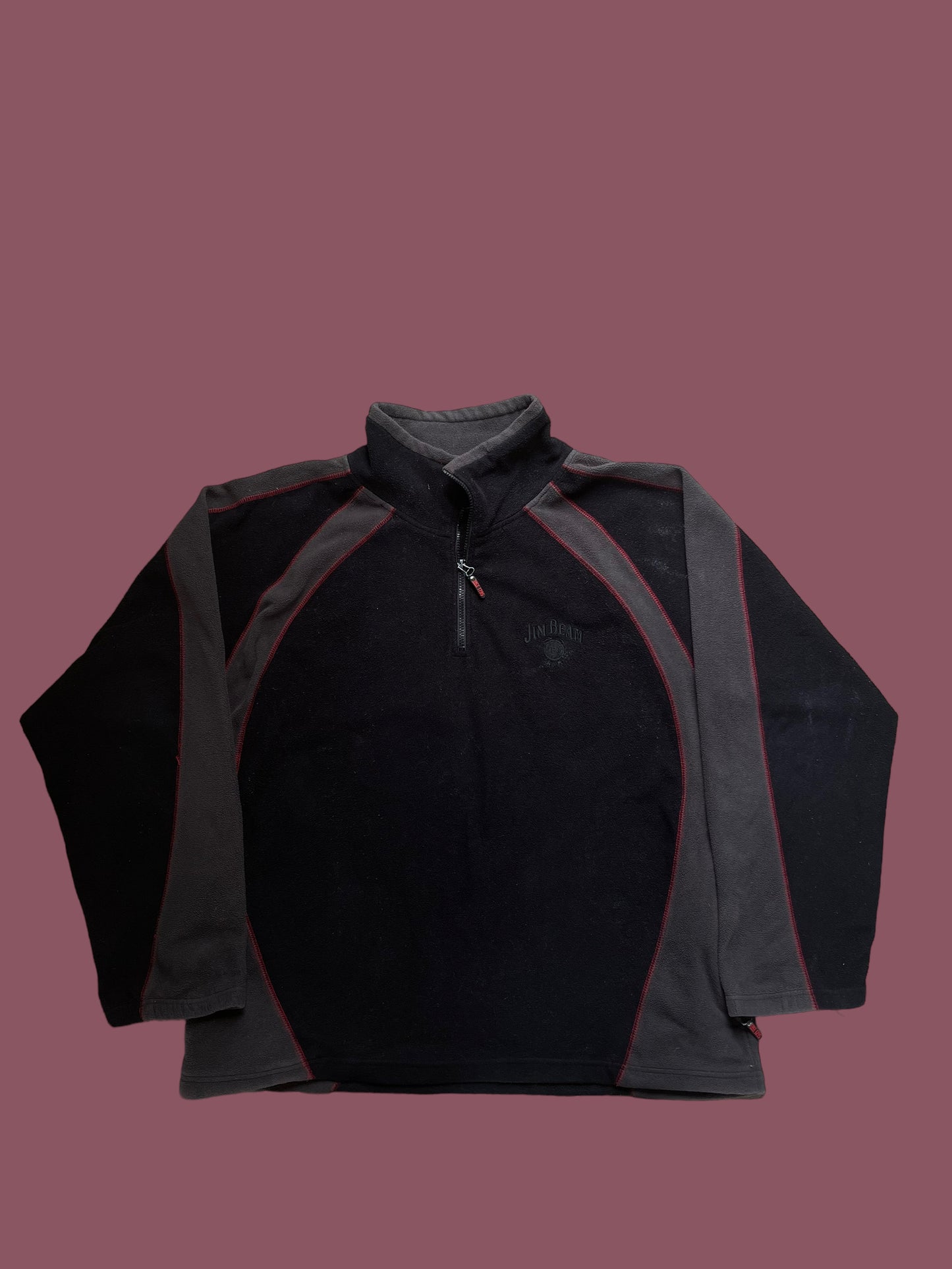 VINTAGE JIM BEAM QUARTERZIP (XXL)