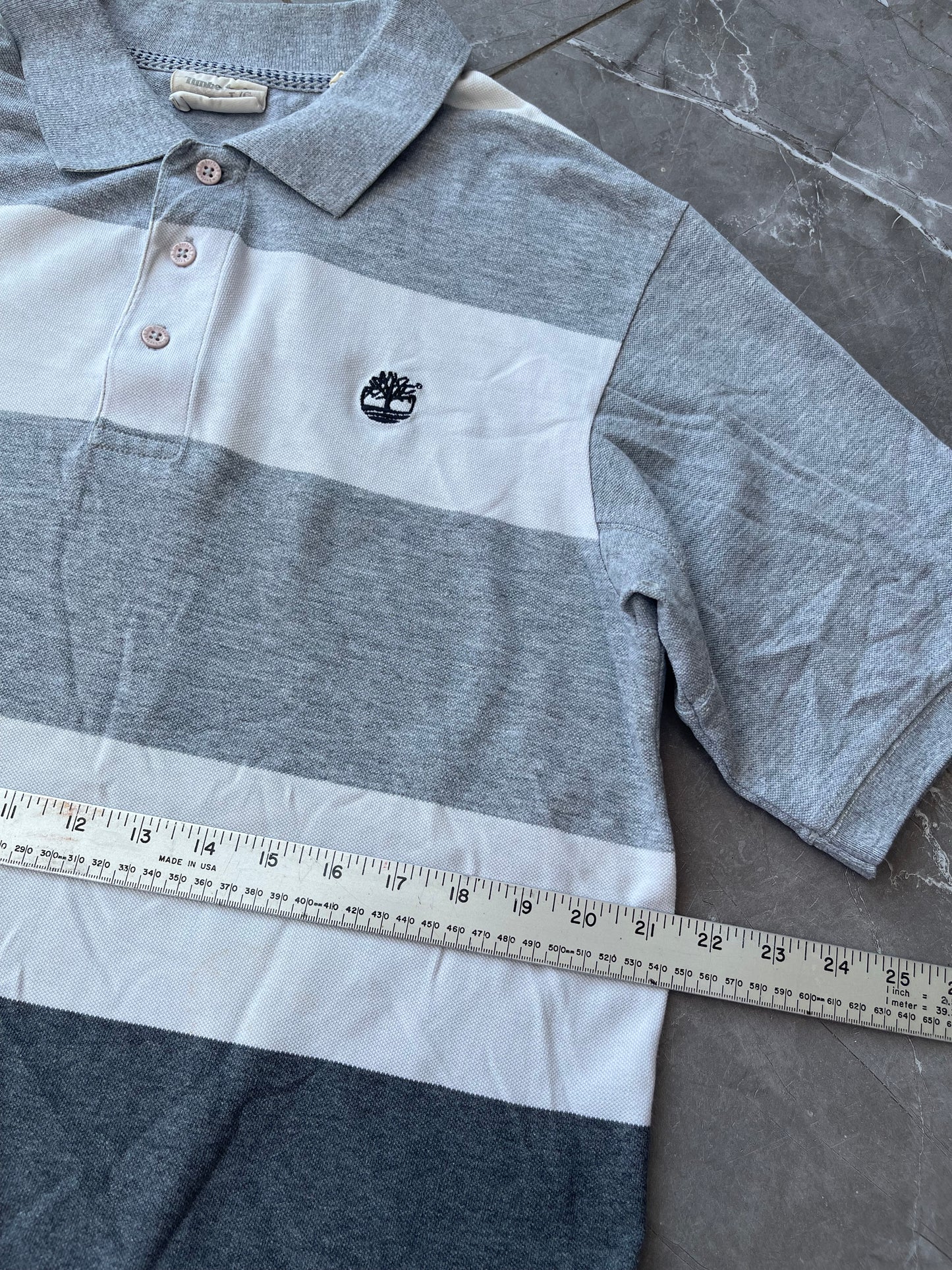 VINTAGE TIMBERLAND POLO SHIRT (L)