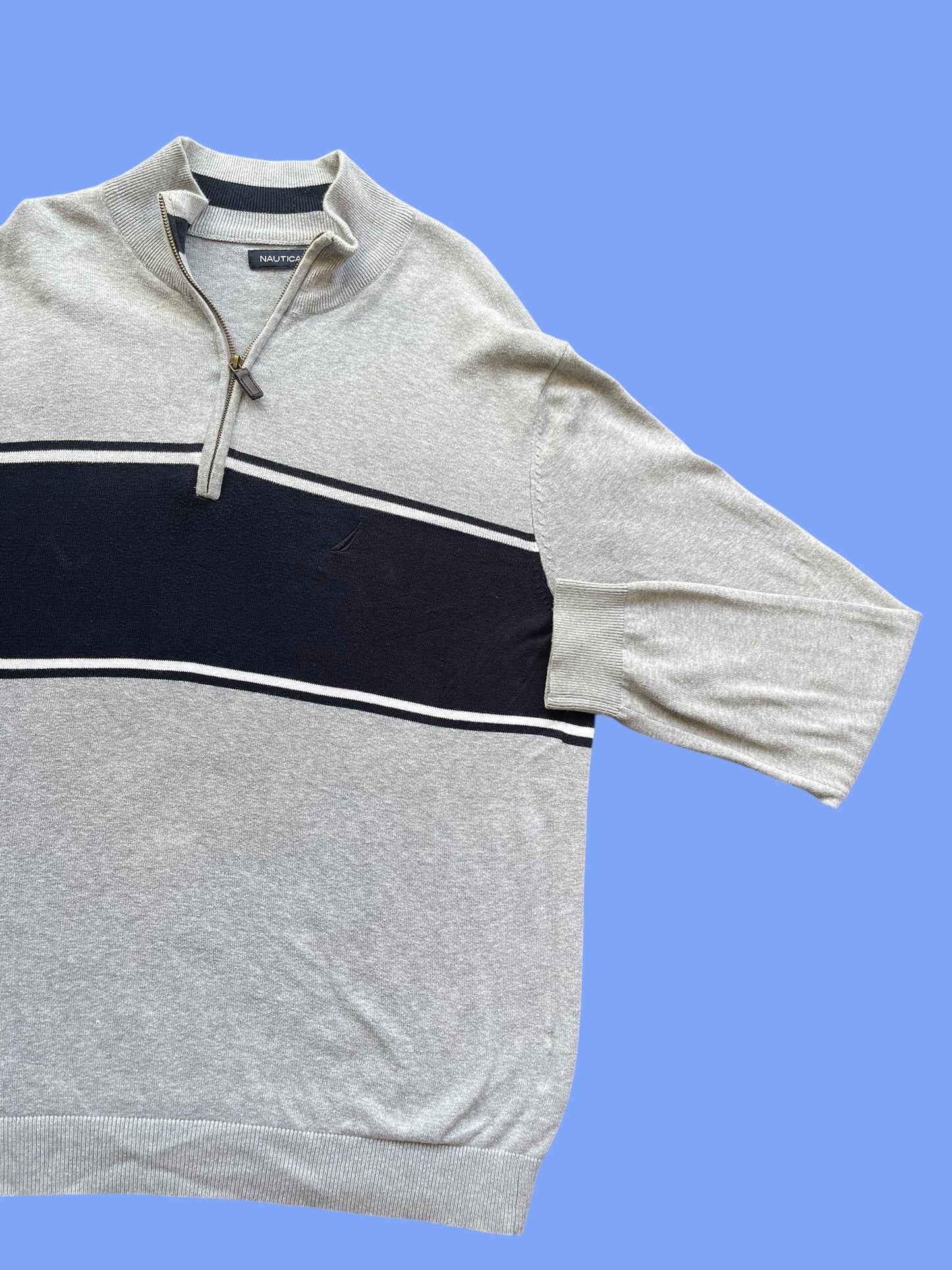 VINTAGE NAUTICA QUARTERZIP (XL)