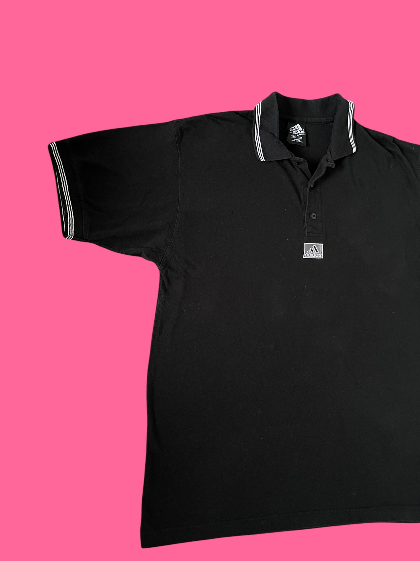 VINTAGE ADIDAS POLO SHIRT (XL)