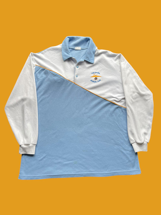 VINTAGE TAKAPUNA BOWLING SHIRT (L TO XL)