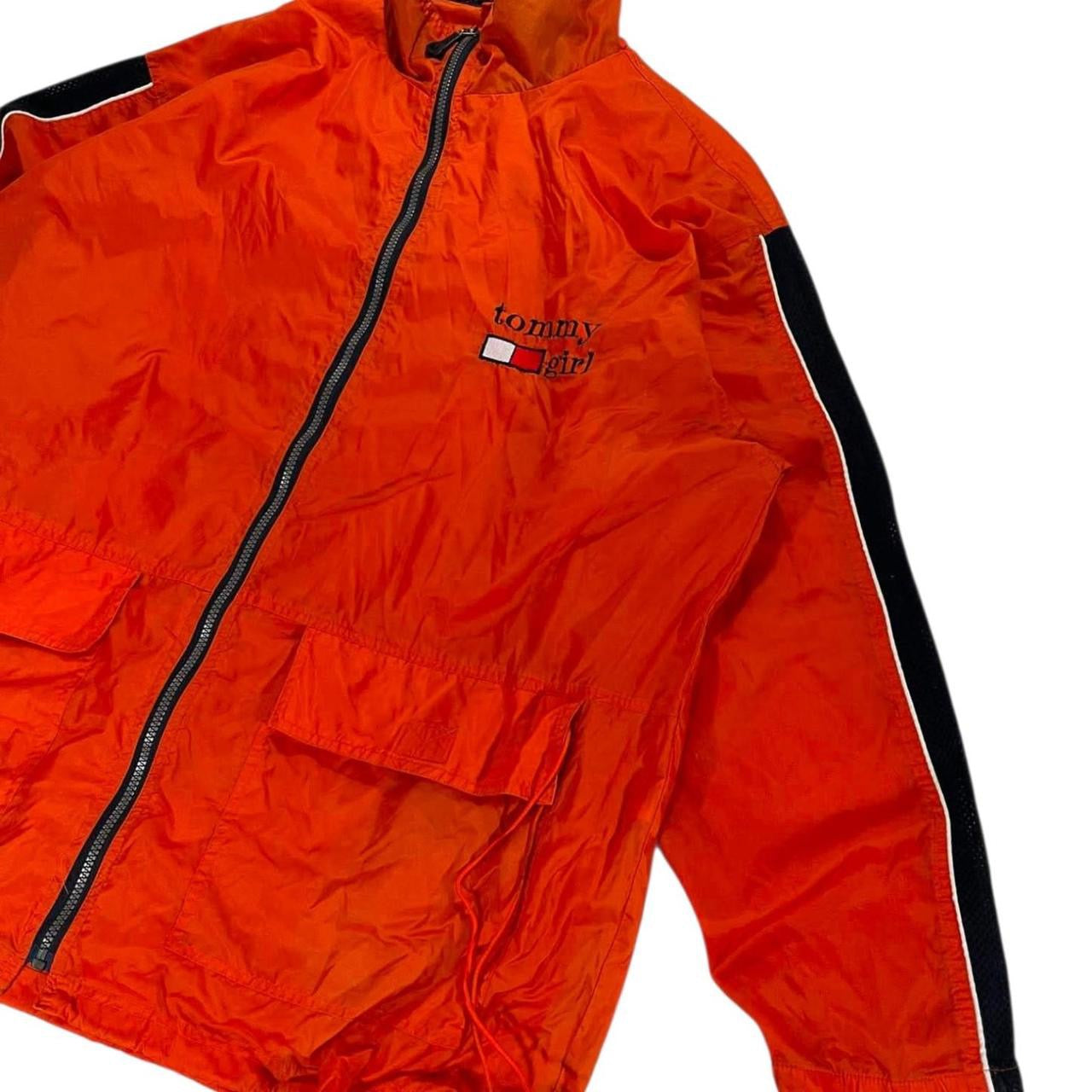 VINTAGE BL TOMMY GIRL ORANGE WINDBREAKER (XL)