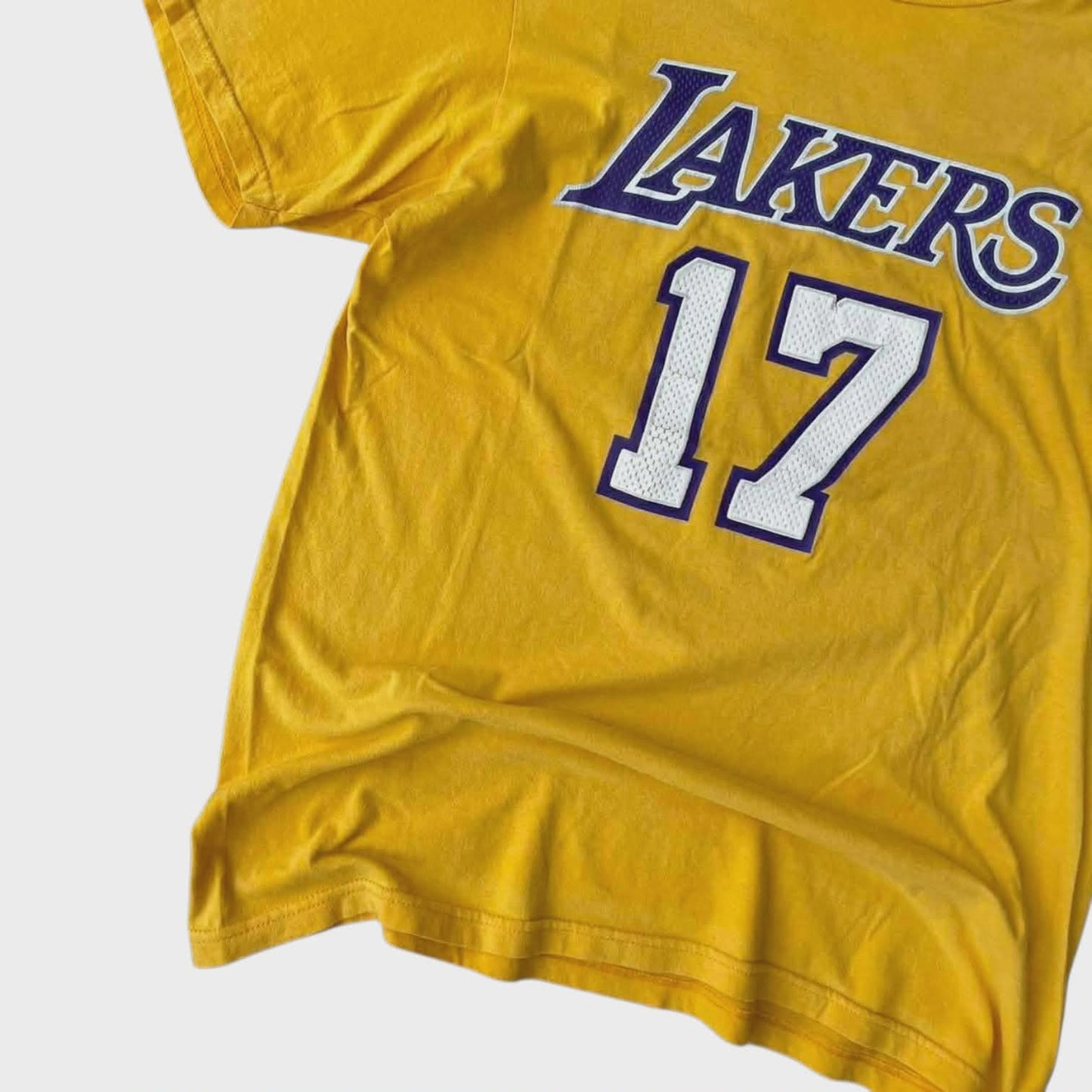 ADIDAS YELLOW LAKERS JERSEY (M)