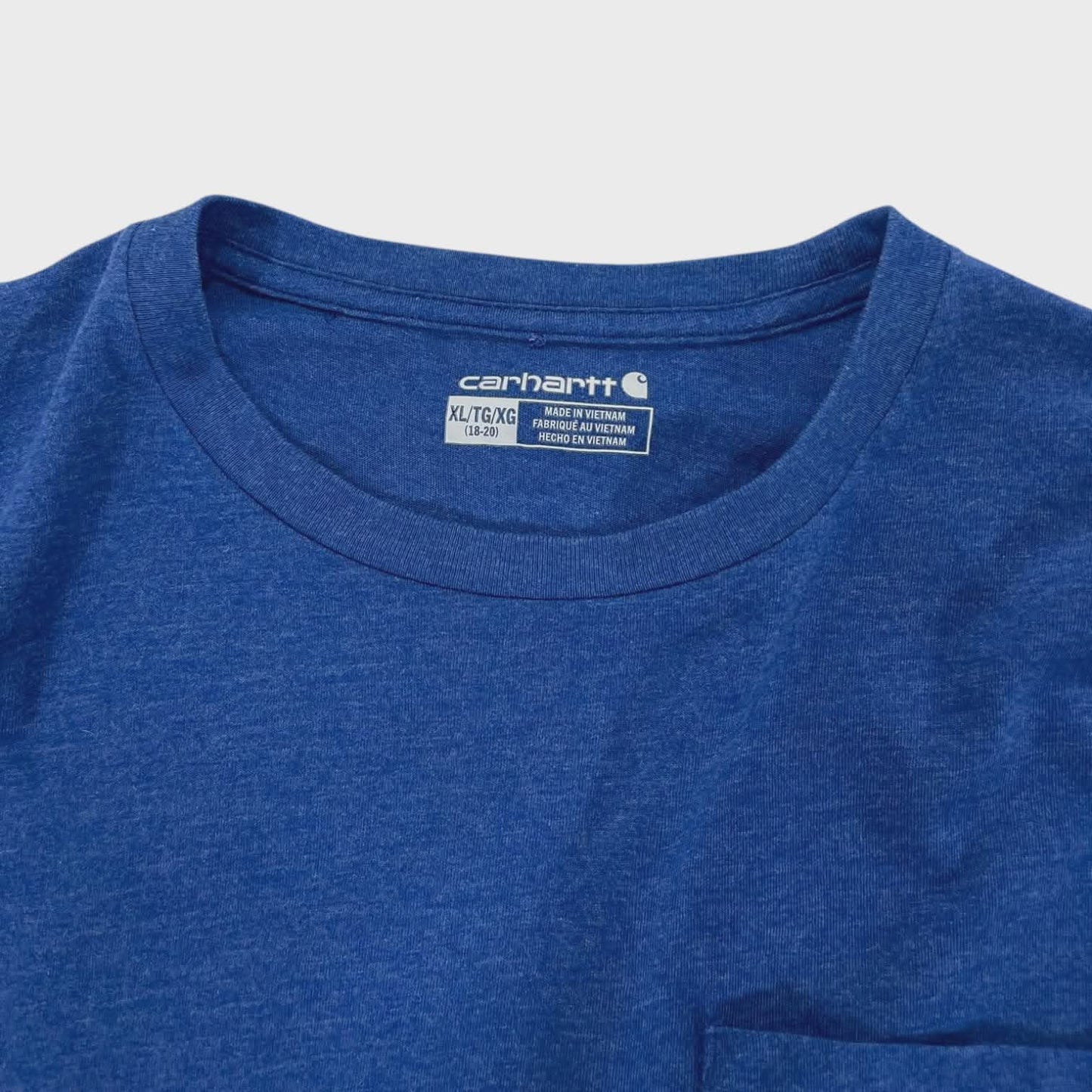CARHARTT BLUE LONG SLEEVE SHIRT (L)