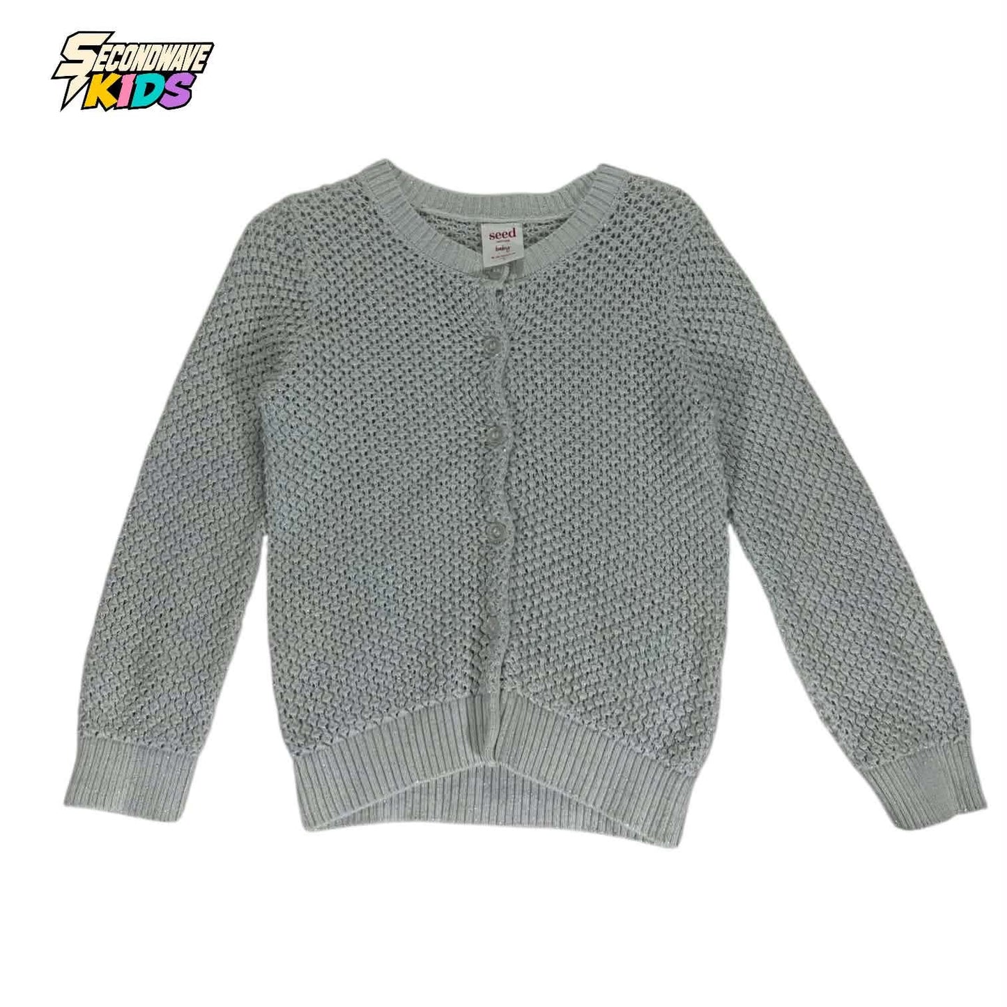 SEED HERITAGE GREY BABY CARDIGAN (18-24 MONTHS)