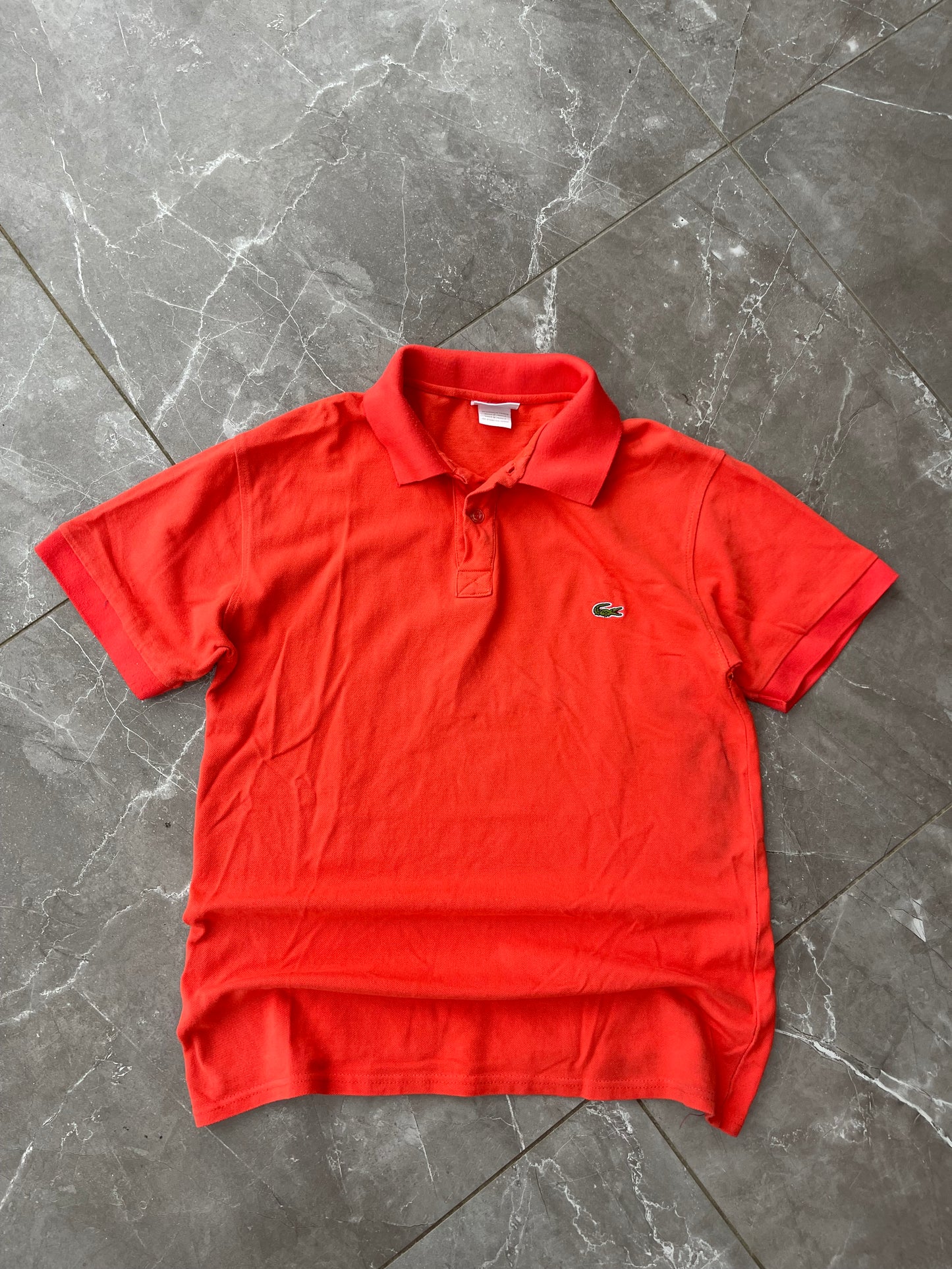 Lacoste Orange Polo Shirt (M/L)