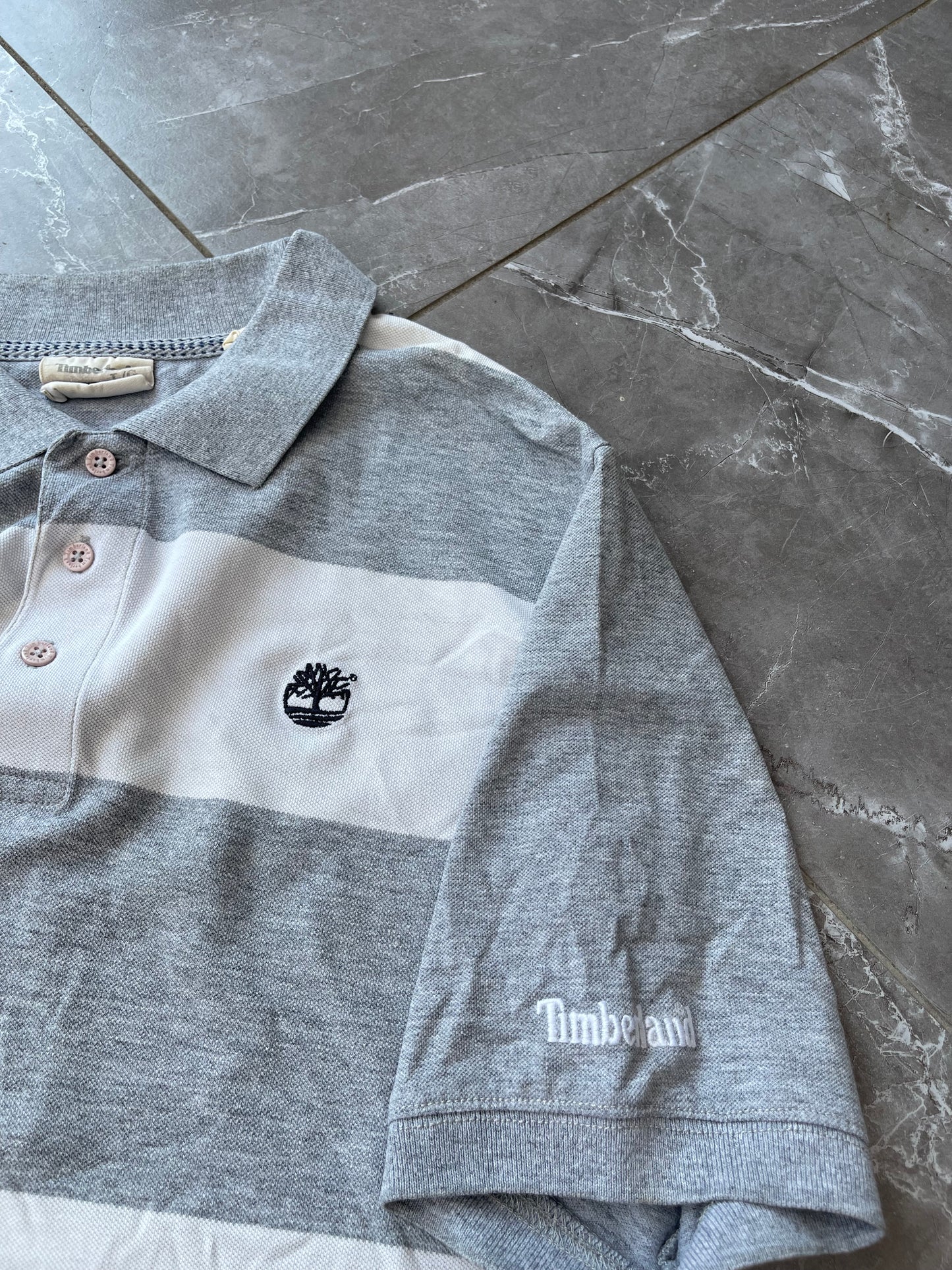 VINTAGE TIMBERLAND POLO SHIRT (L)