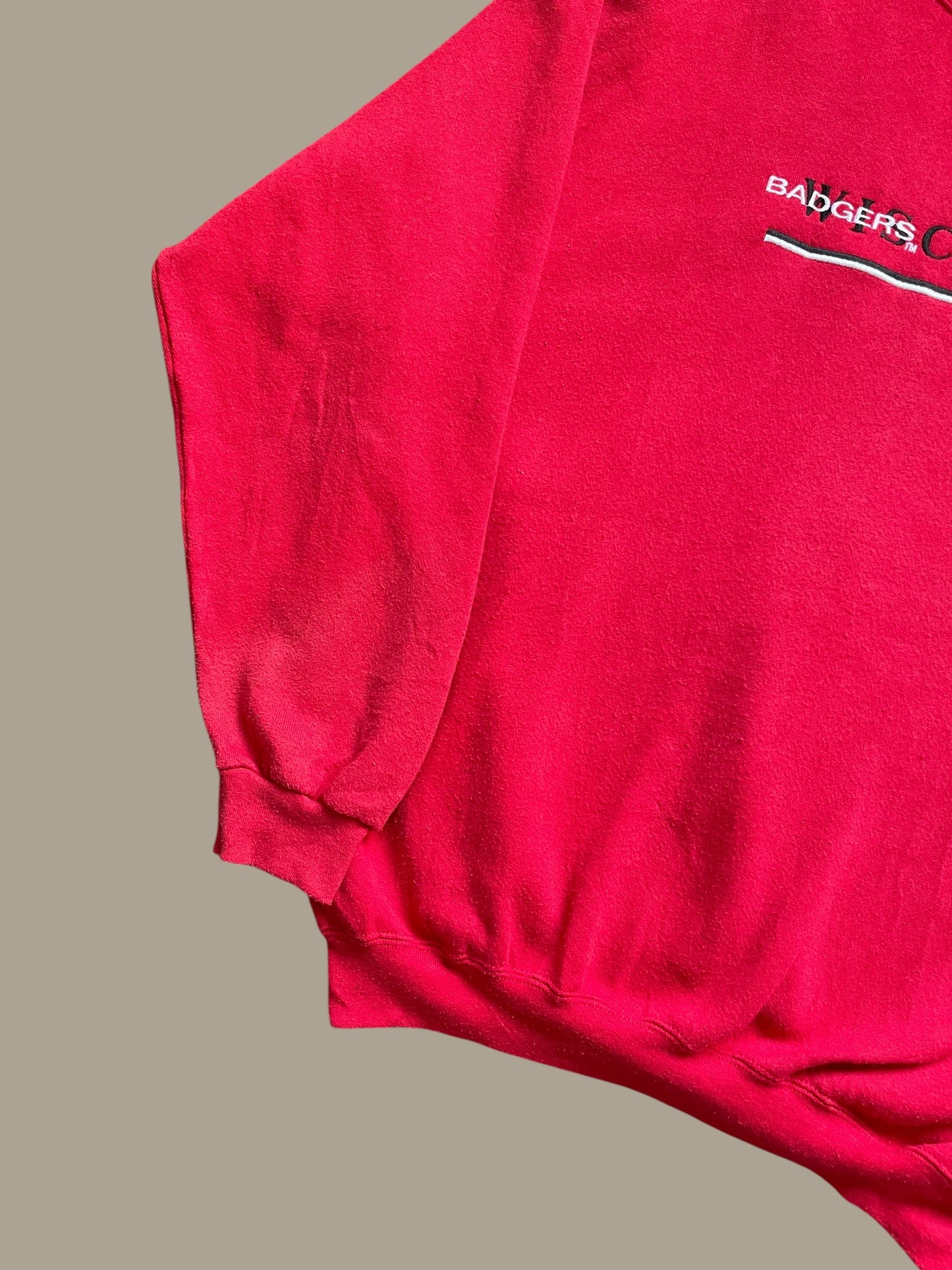 VINTAGE PUMA WISCONSIN BADGERS CREWNECK (XL)