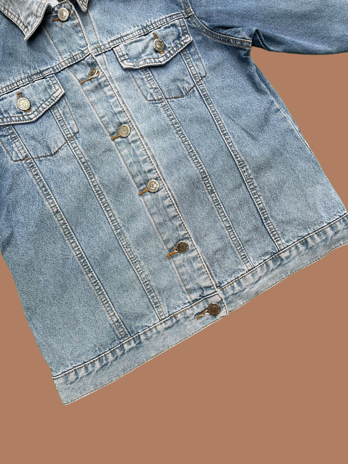VINTAGE CK DENIM JACKET (S)