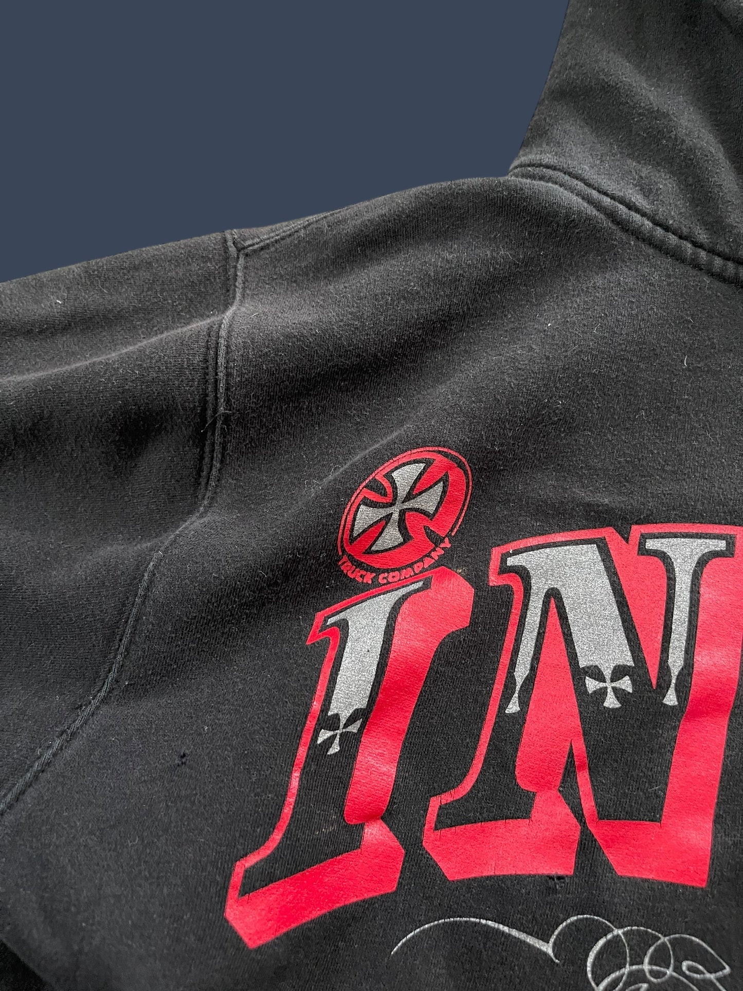 VINTAGE INDY FULL ZIP HOODIE (S-M)