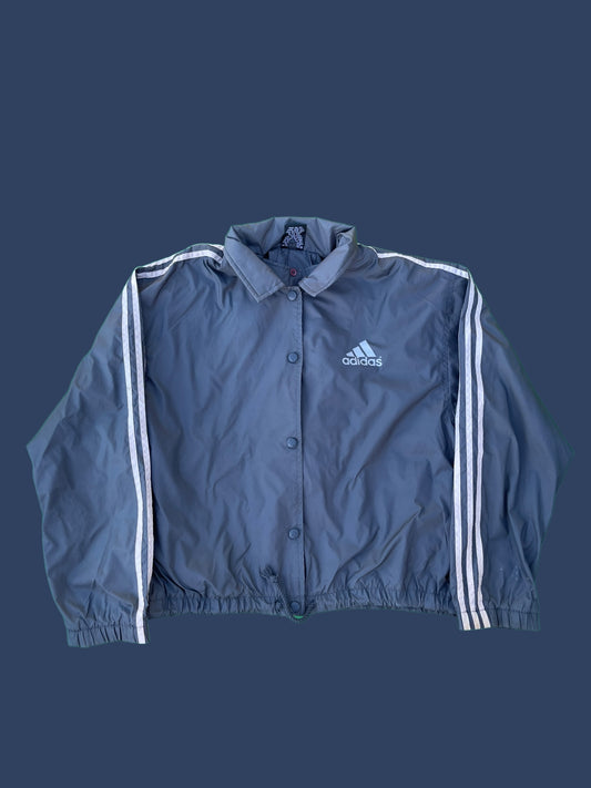 VINTAGE GREY ADIDAS JACKET (M)