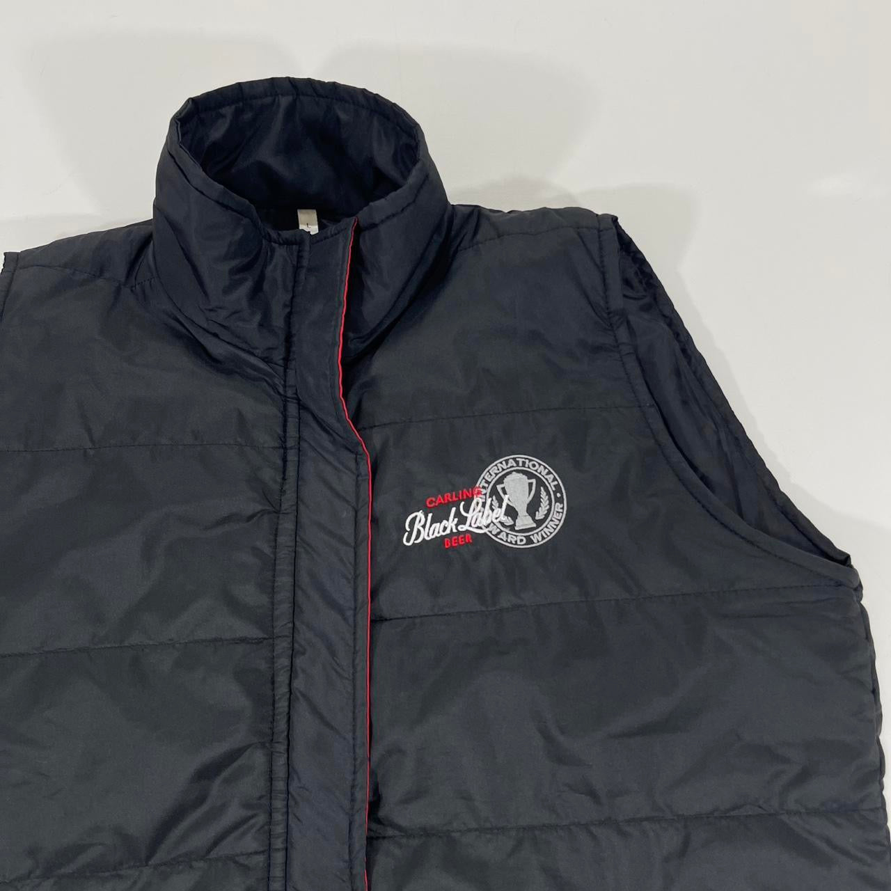 CARLING BLACK LABEL BEER PUFFER VEST