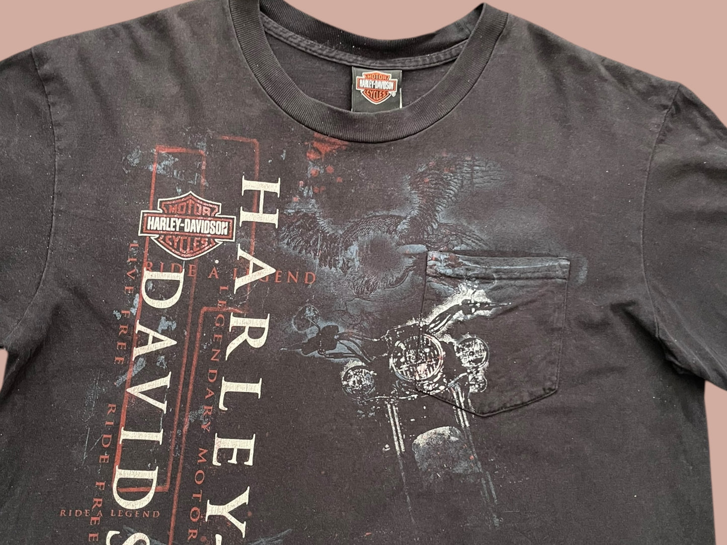 HARLEY DAVIDSON POCKET SHIRT (L)