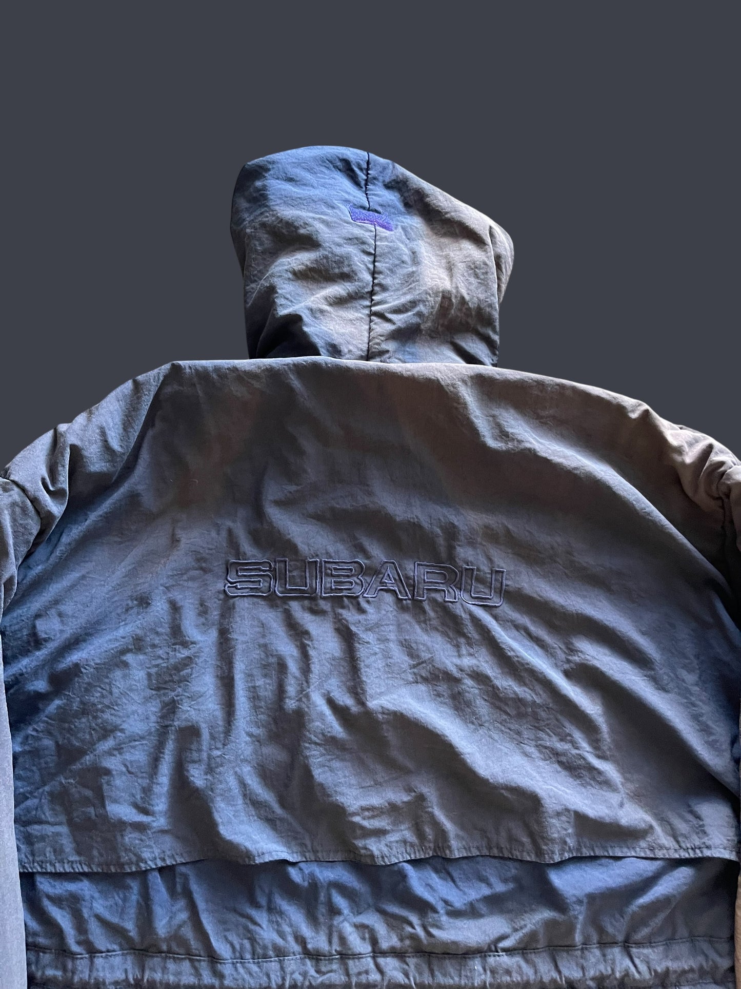 SICK VINTAGE FADING DISCOLOUR SUBARU JACKET (XL)