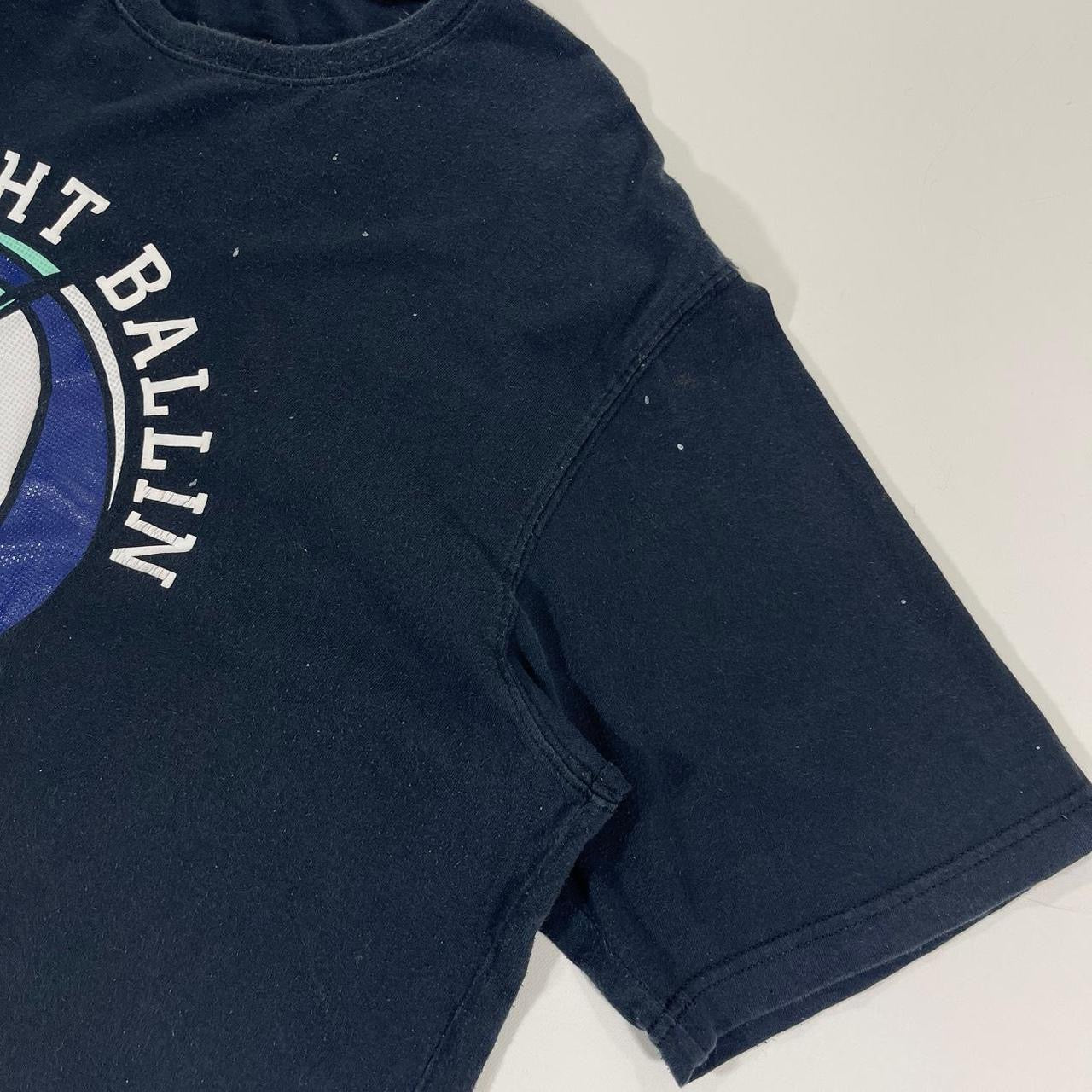 SEAN JOHN STRAIGHT BALLIN NAVY BLUE T-SHIRT (XL)