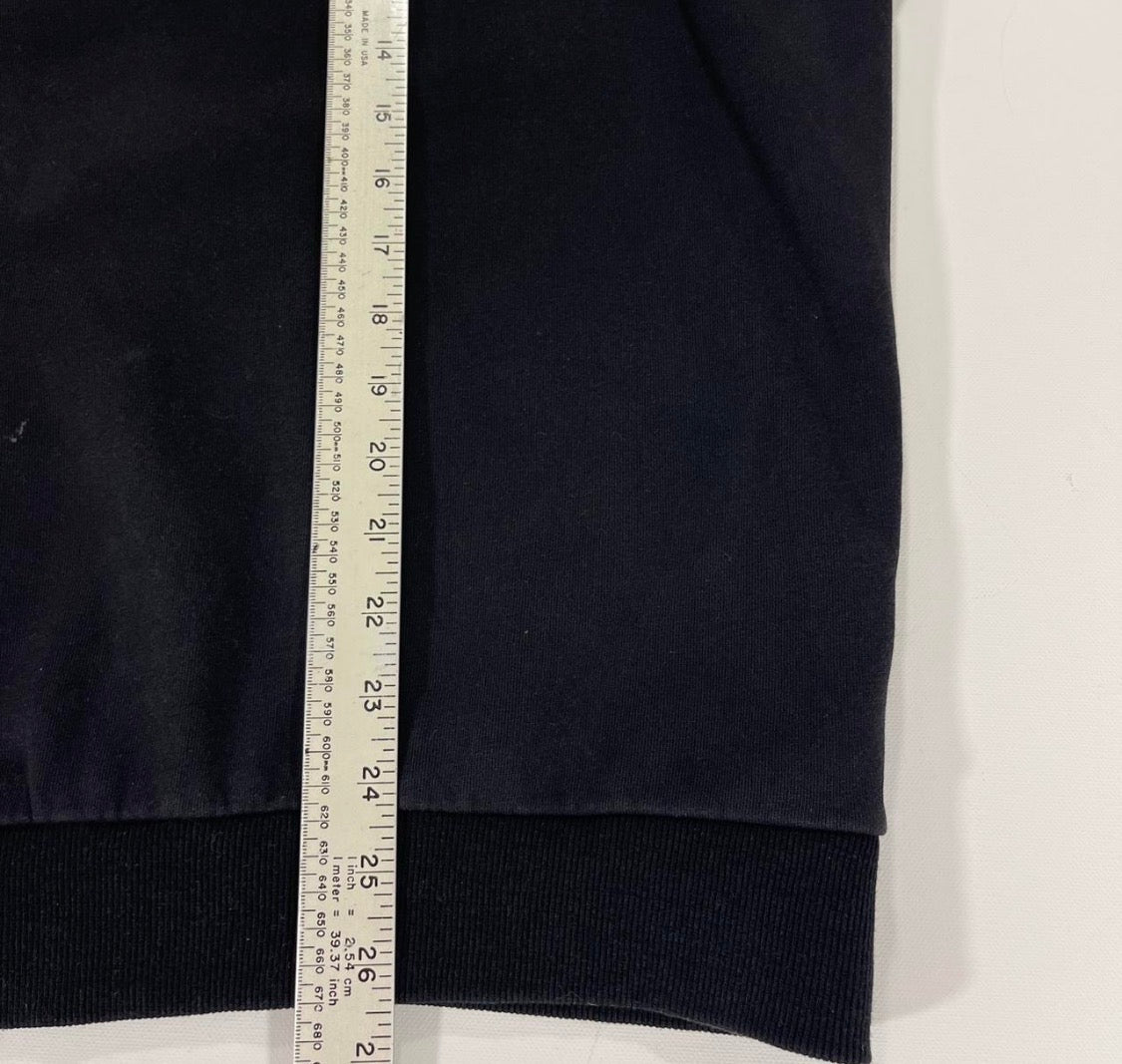 VINTAGE BL NIKE BLACK LEOPARD PRINT CREWNECK SWEATSHIRT (M)