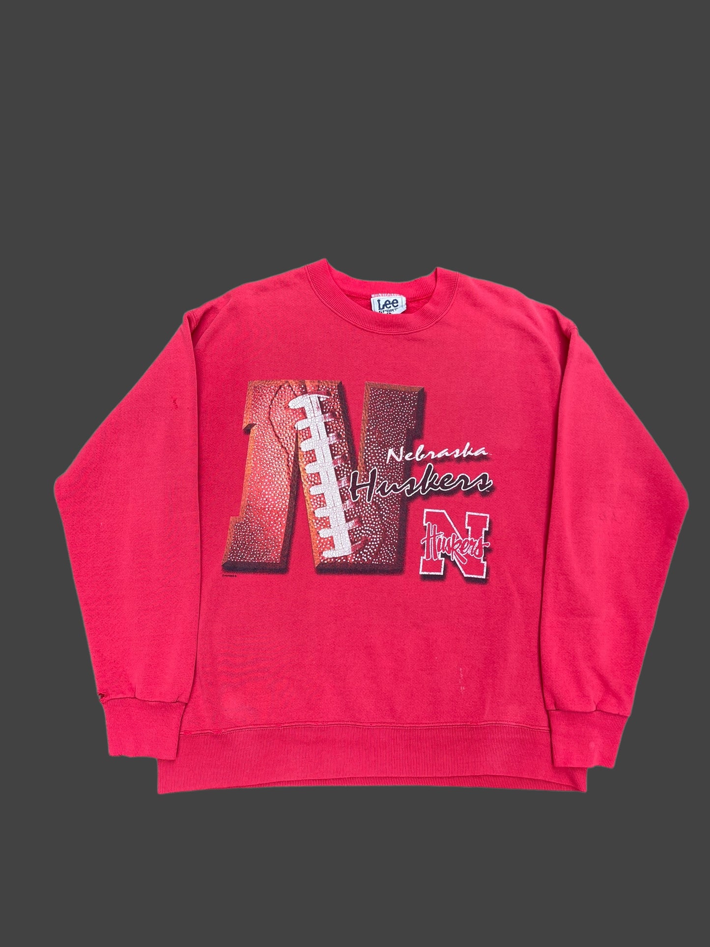 VINTAGE NEBRASKA HUSKERS CREWNECK (L)
