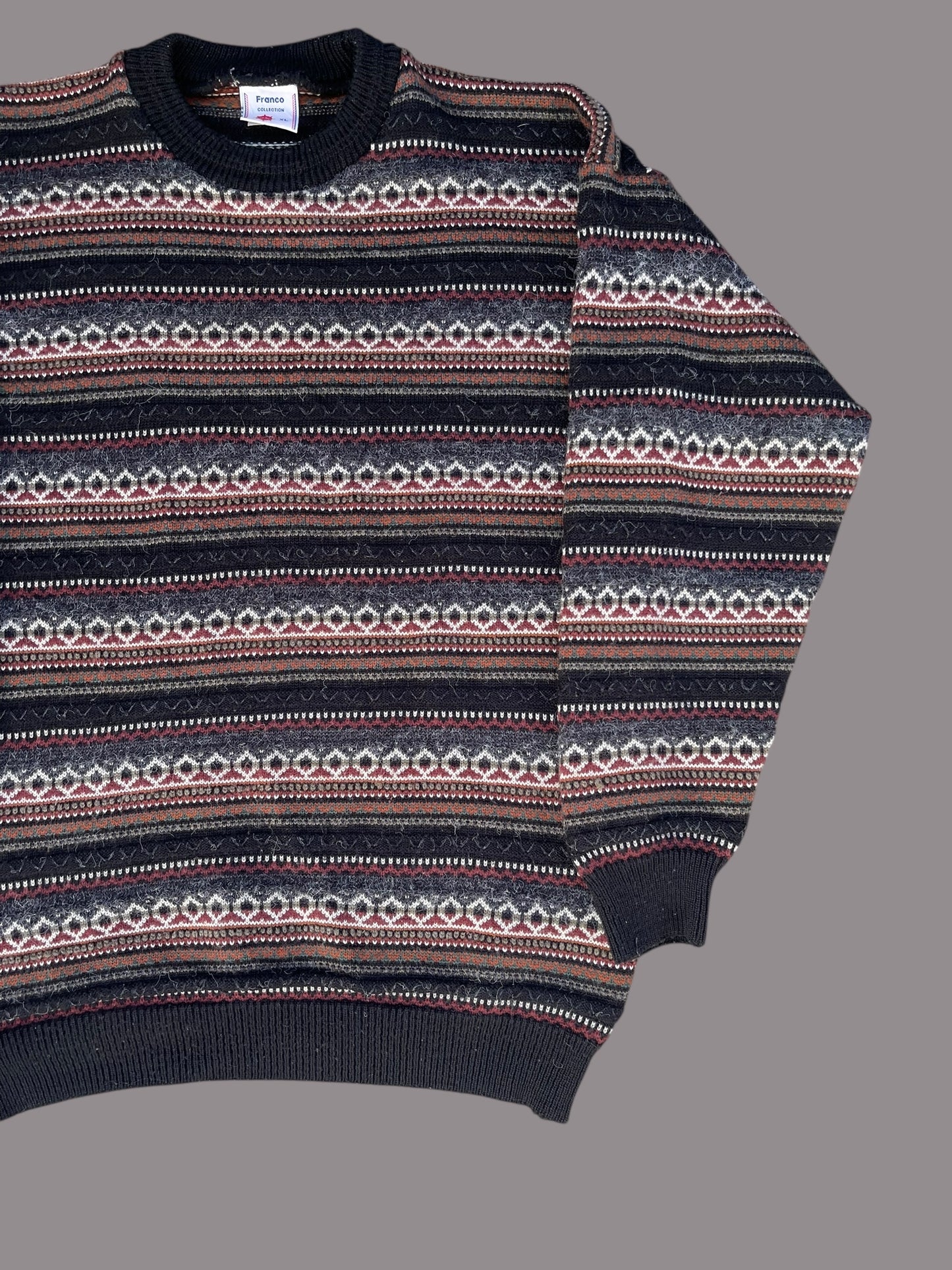 VINTAGE FRANCO COLLECTION COOGI VIBES SWEATER (L TO XL)