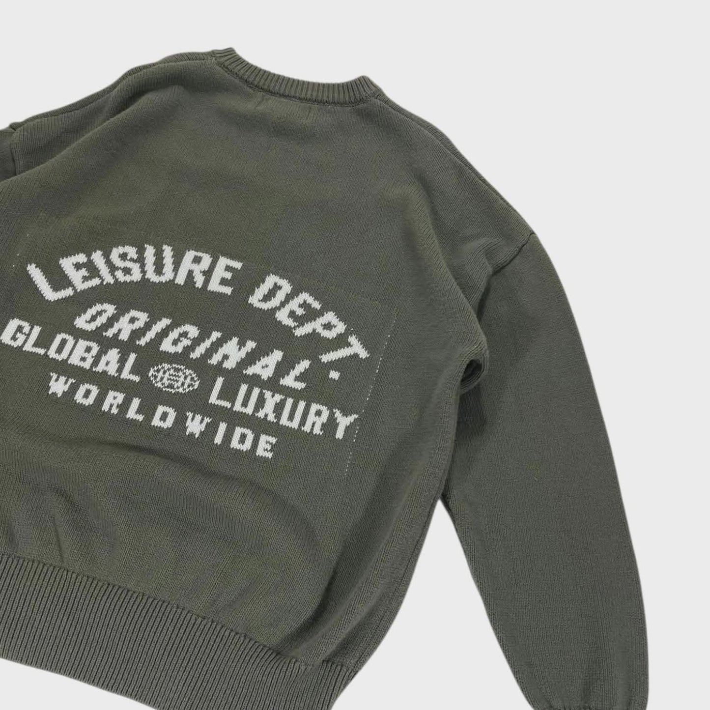 ABSENT GREEN CREWNECK SWEATER (M)