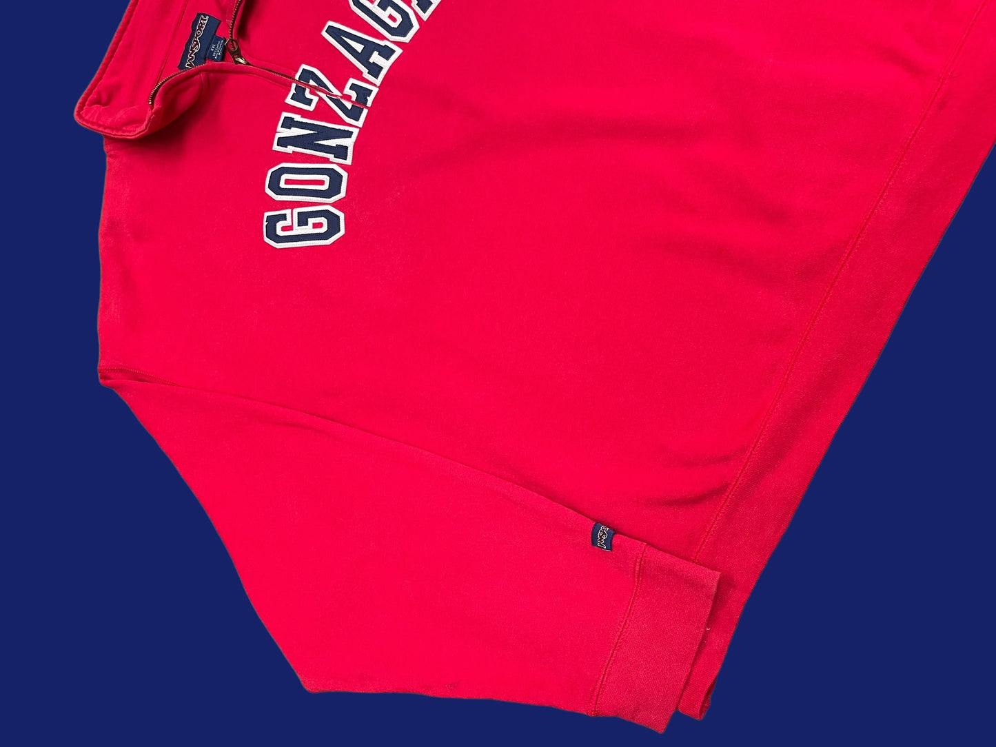 VINTAGE GONZAGA QUARTERZIP (XXL)