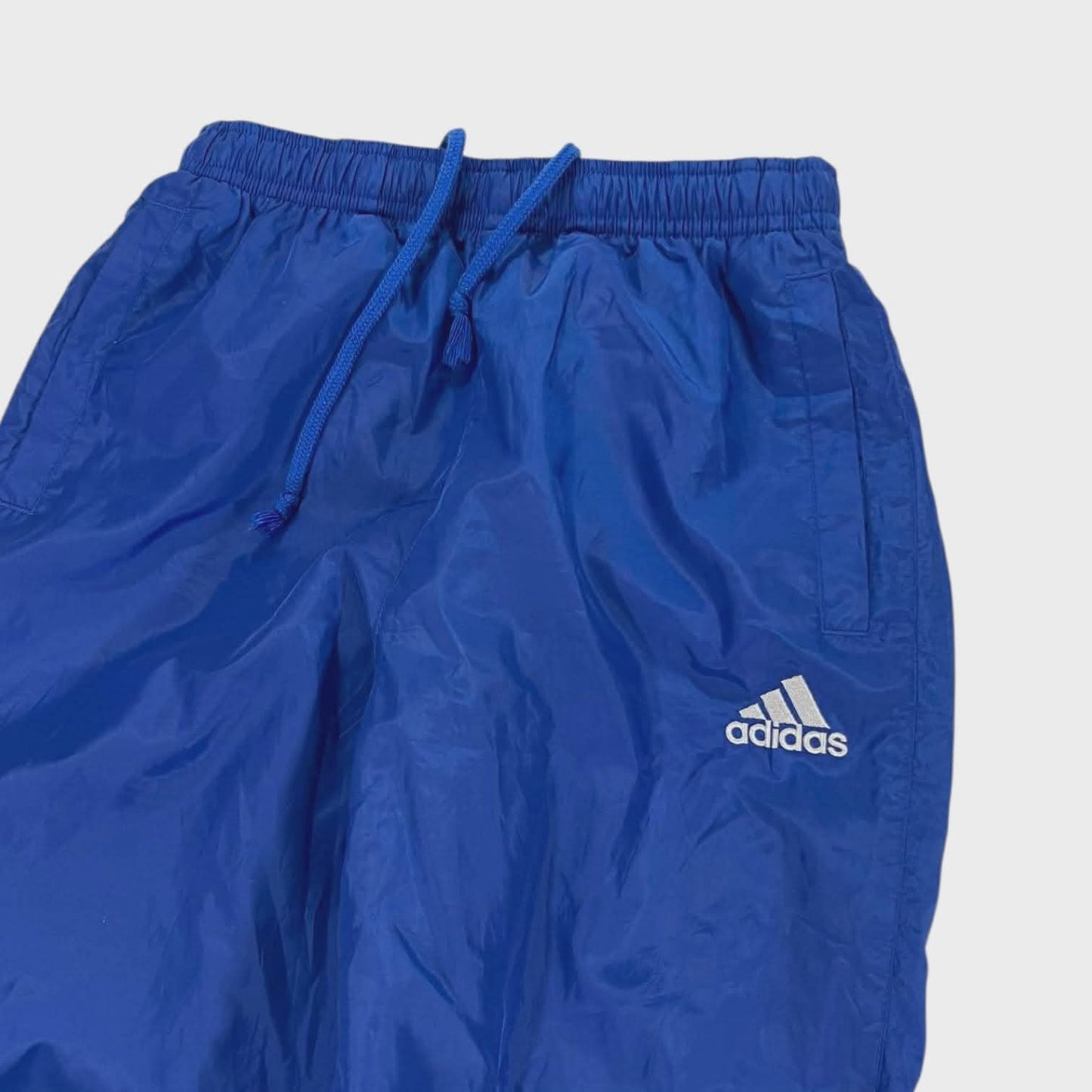 ADIDAS BLUE TRACKPANTS (S)