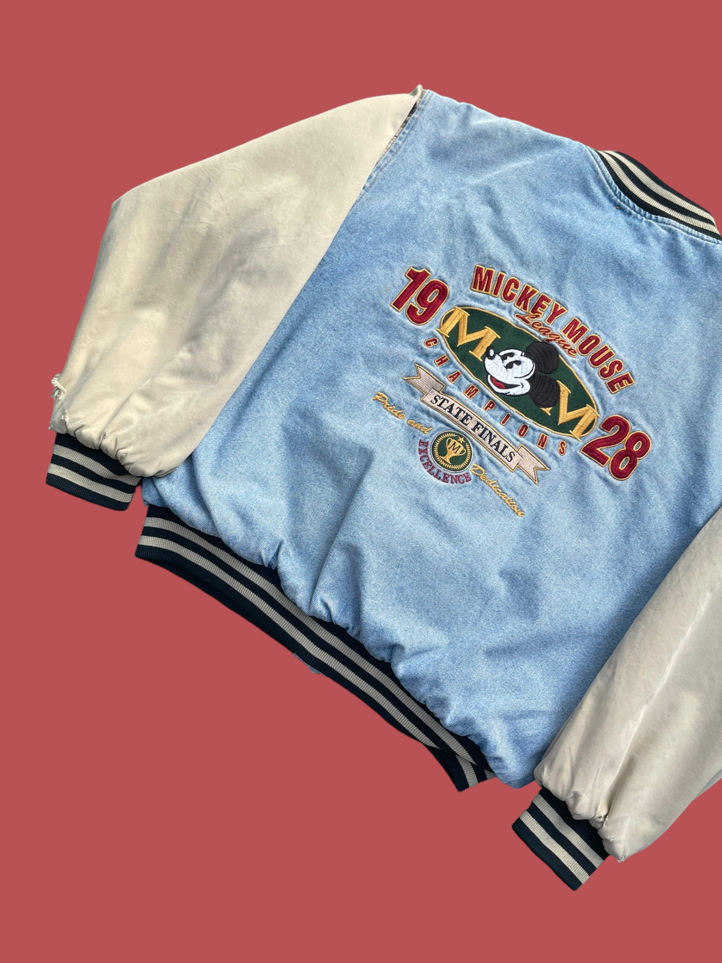 VINTAGE MICKEY DENIM JACKET (M)
