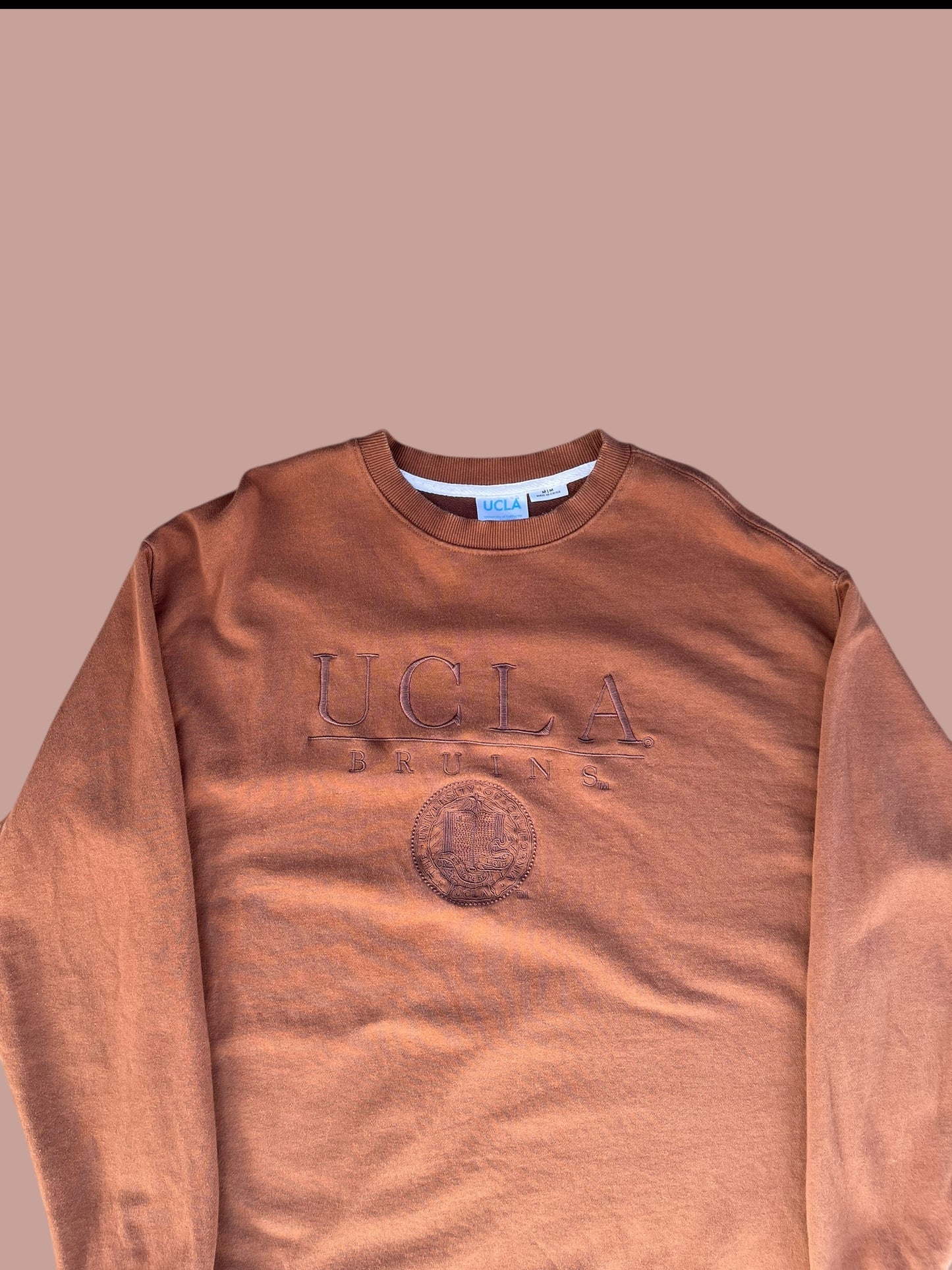 VINTAGE BROWN UCLA CREWNECK ( L)