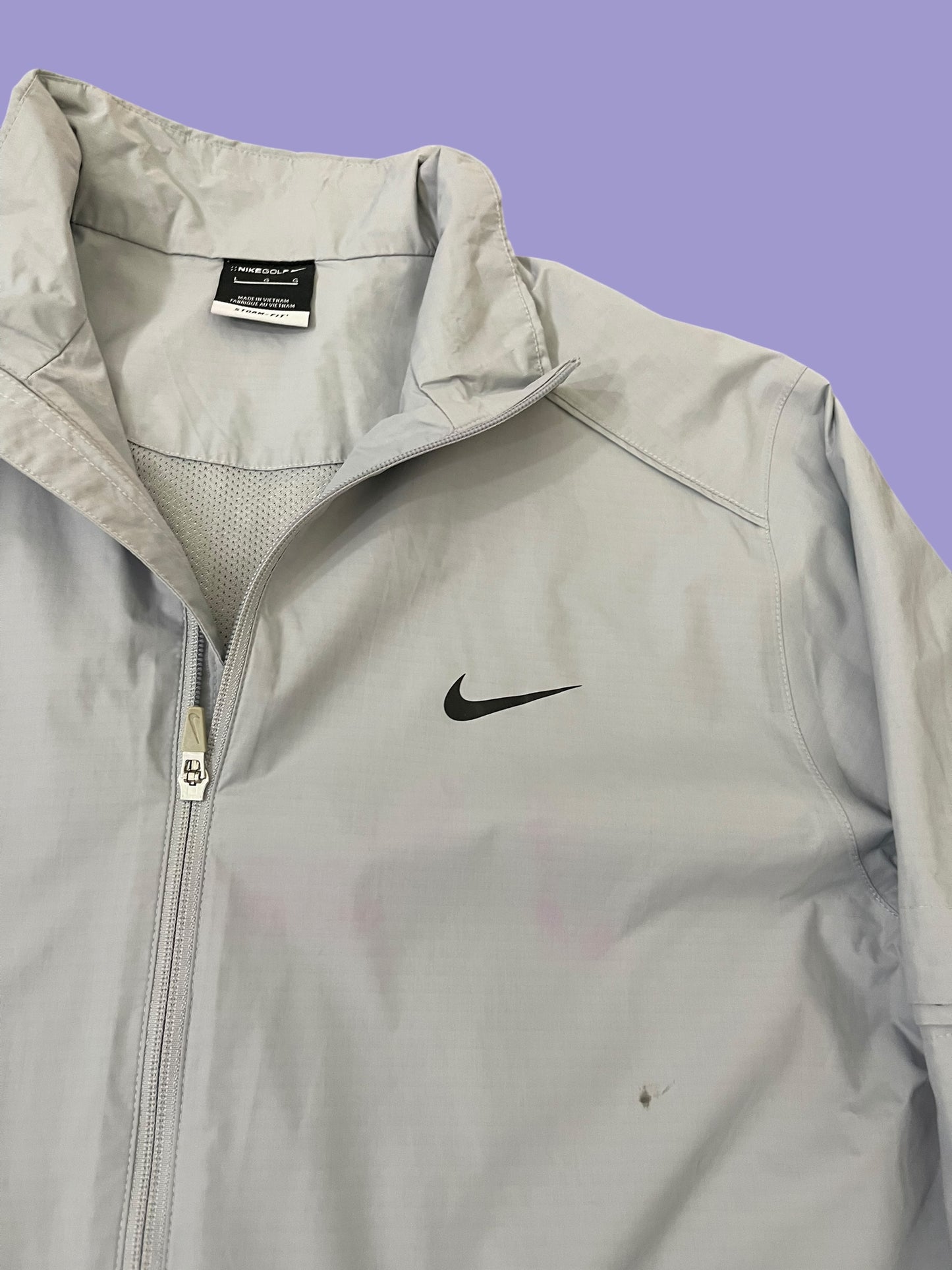 2 in 1 VINTAGE NIKE GOLF SHIRT / JACKET DETACHABLE (L)