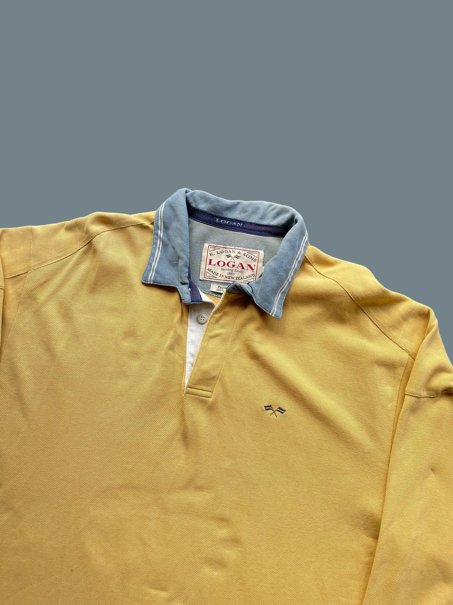 LOGAN RUGBY POLO LONG SLEEVE (L)