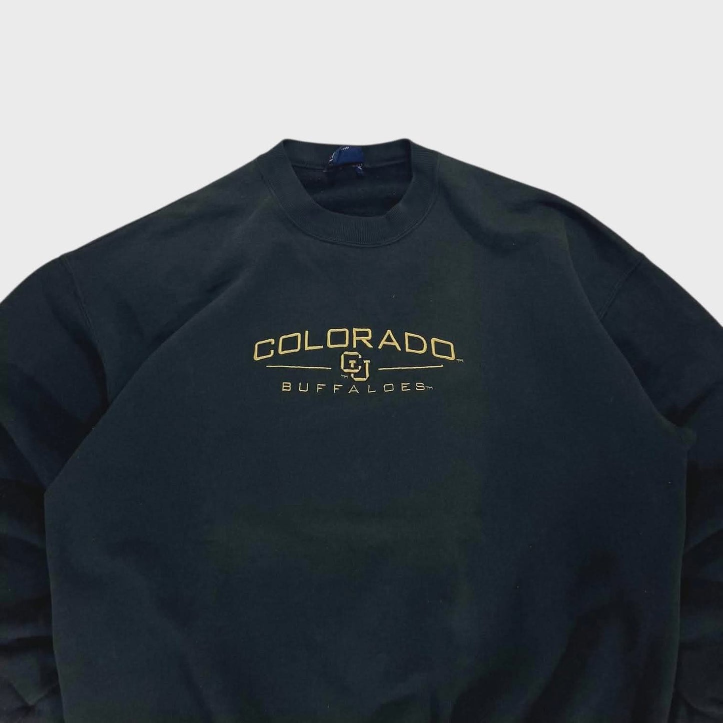 90S COLORADO BUFFALOES BLACK CREWNECK SWEATSHIRT (L)