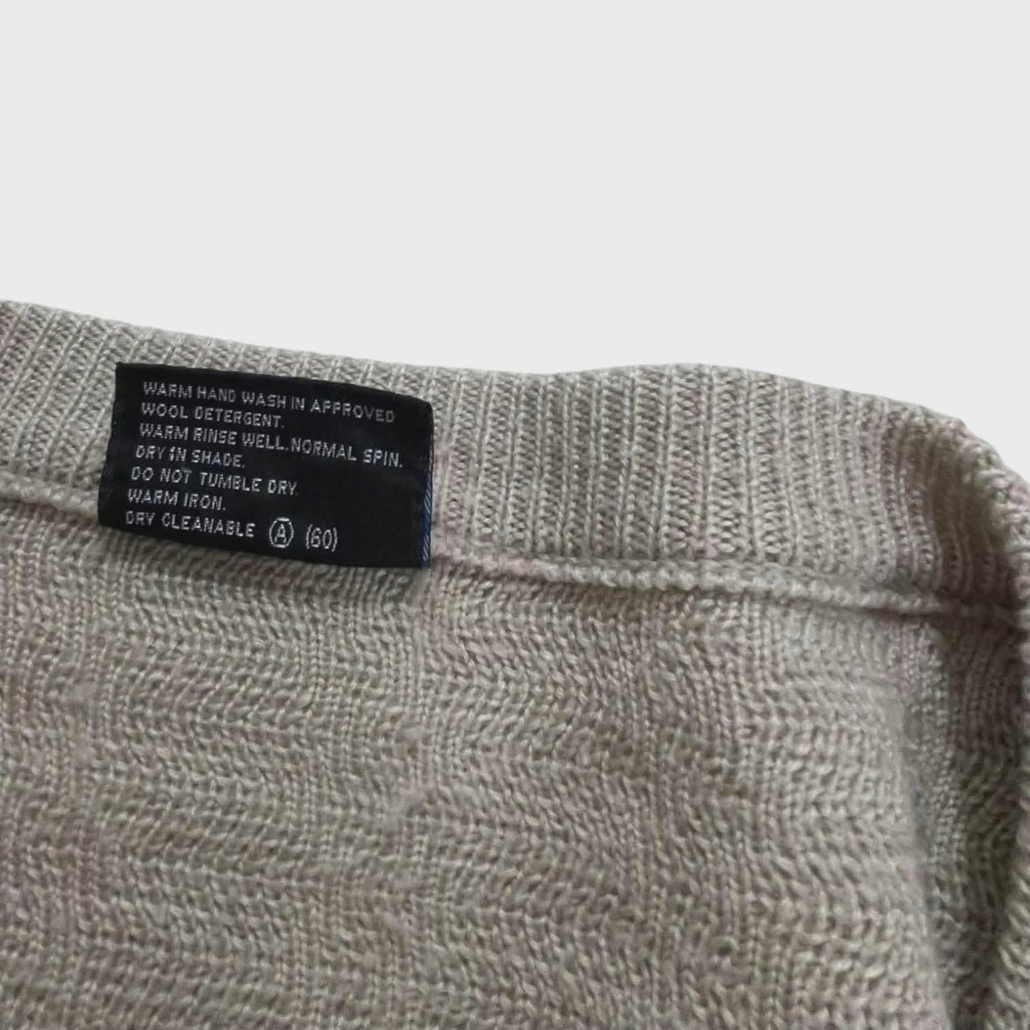 RAPP KNITWEAR GREY CARDIGAN (XL)