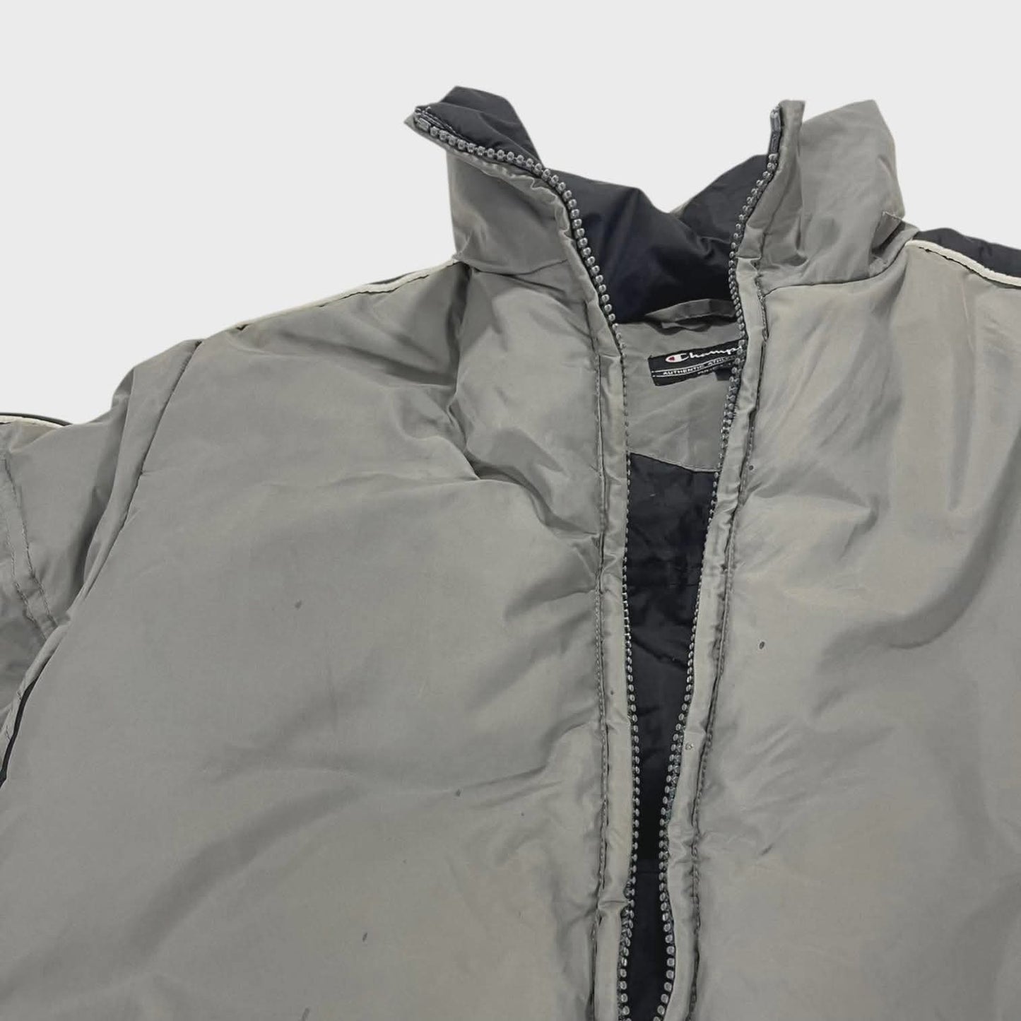 CHAMPION GREY PUFFER JACKET (S)