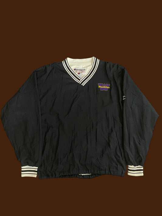 VINTAGE CHAMPION X WASHINGTON HUSKIES PULLOVER ( L)