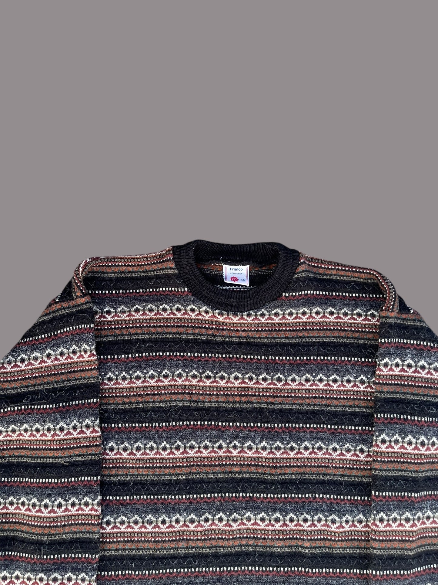 VINTAGE FRANCO COLLECTION COOGI VIBES SWEATER (L TO XL)